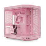 A small tile product image of HYTE Y70 Tempered Glass Mid Tower Case (Strawberry Milk)