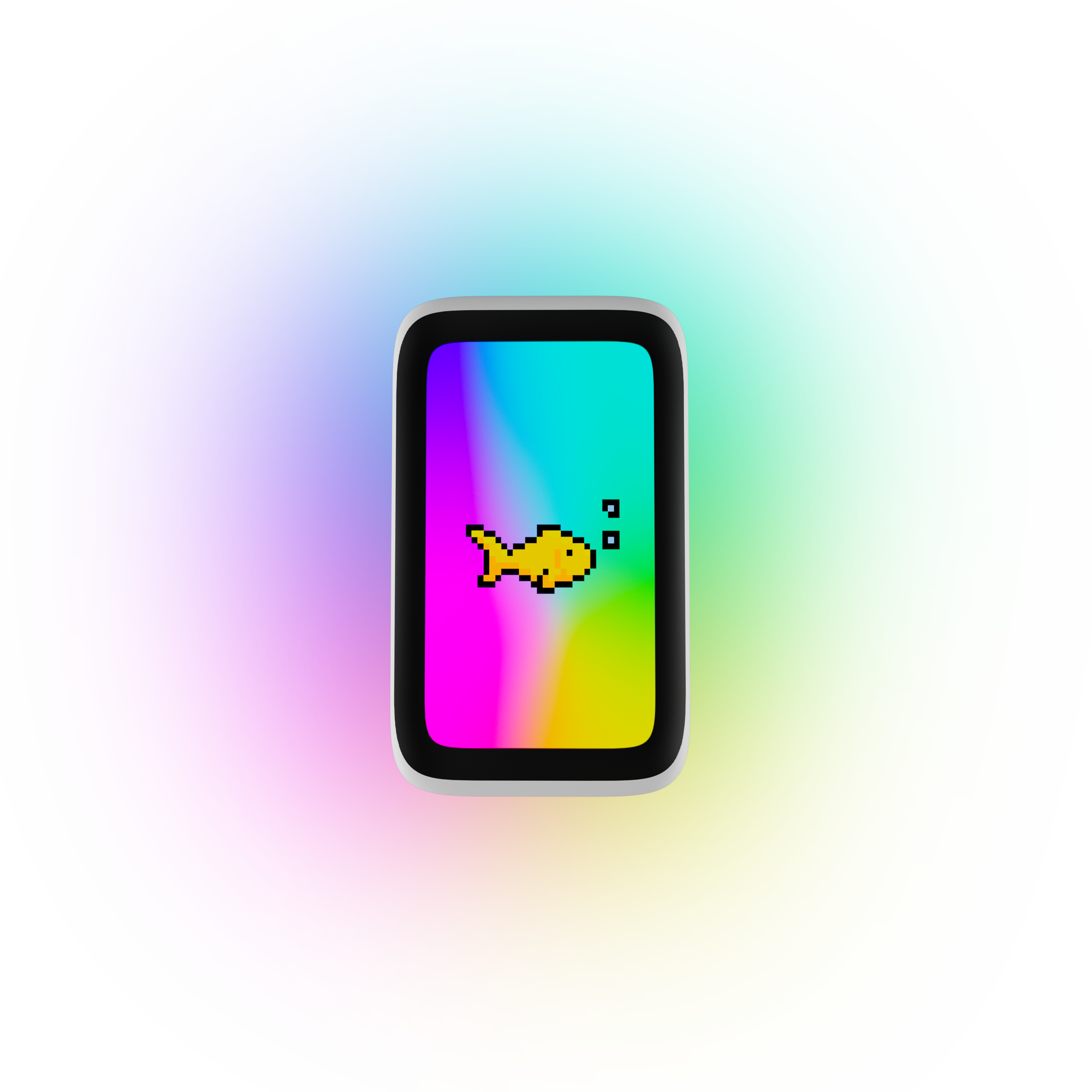 A large main feature product image of HYTE THICC Q60 240mm LCD AIO Liquid CPU Cooler