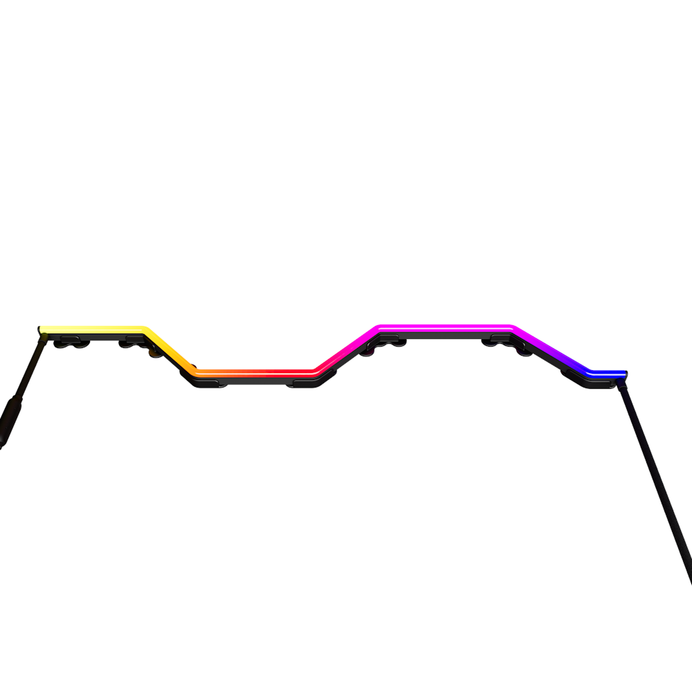 A large main feature product image of HYTE Noodle LN60 Smooth Digital Light Strip (Black)