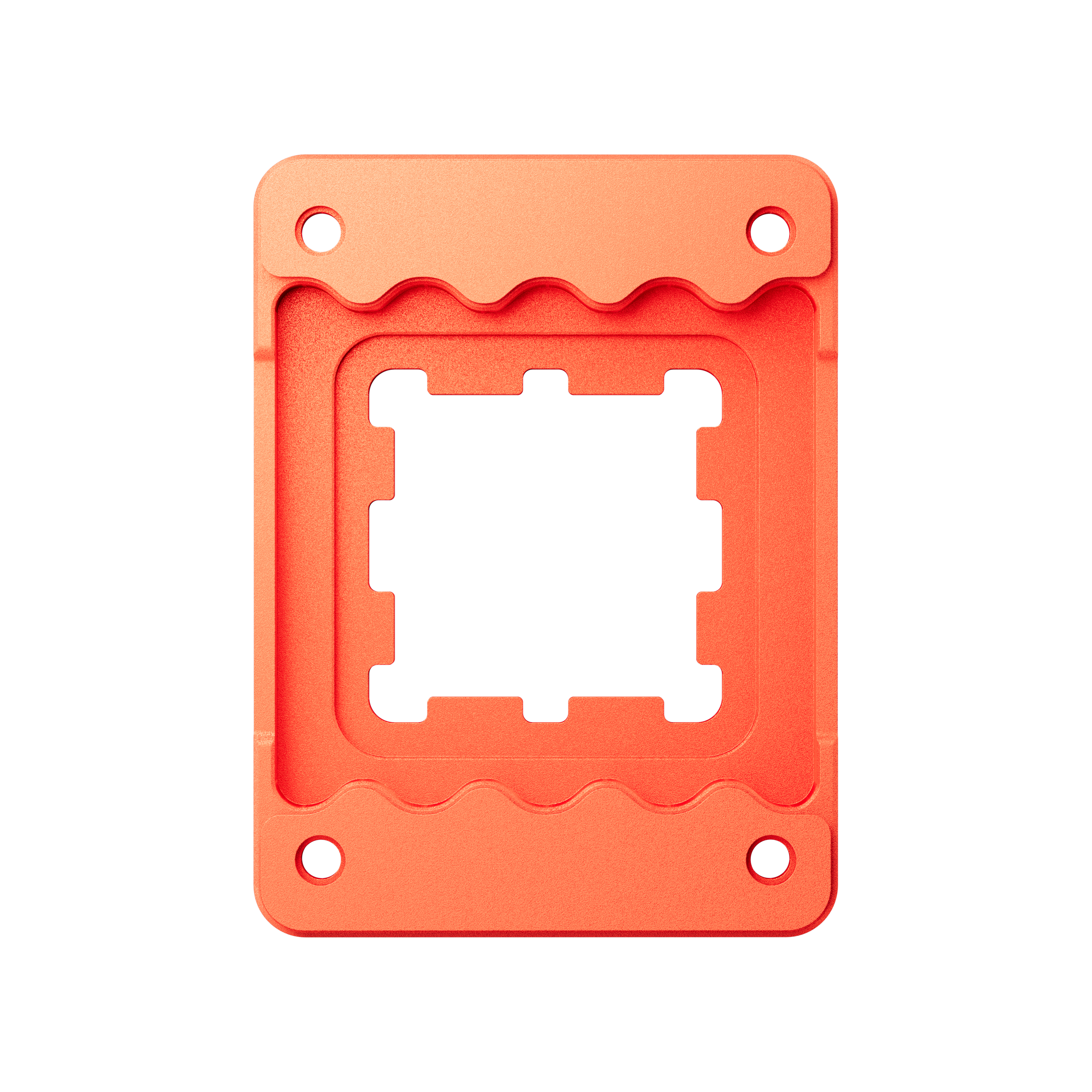 A large main feature product image of HYTE Solid Processor Contact Frame for AMD AM5 (Cherry)