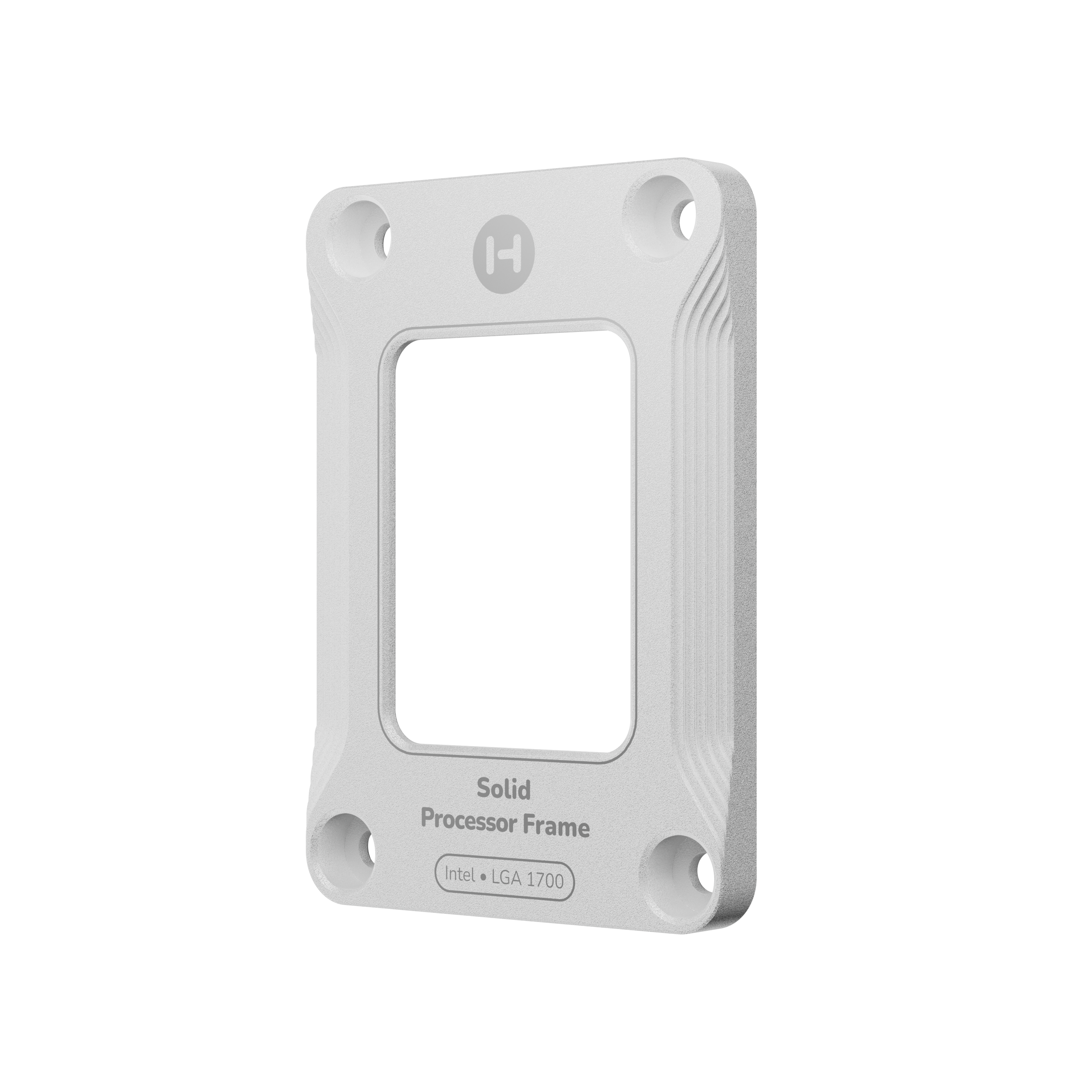 A large main feature product image of HYTE Solid Processor Contact Frame for Intel LGA1700 (Snow White)