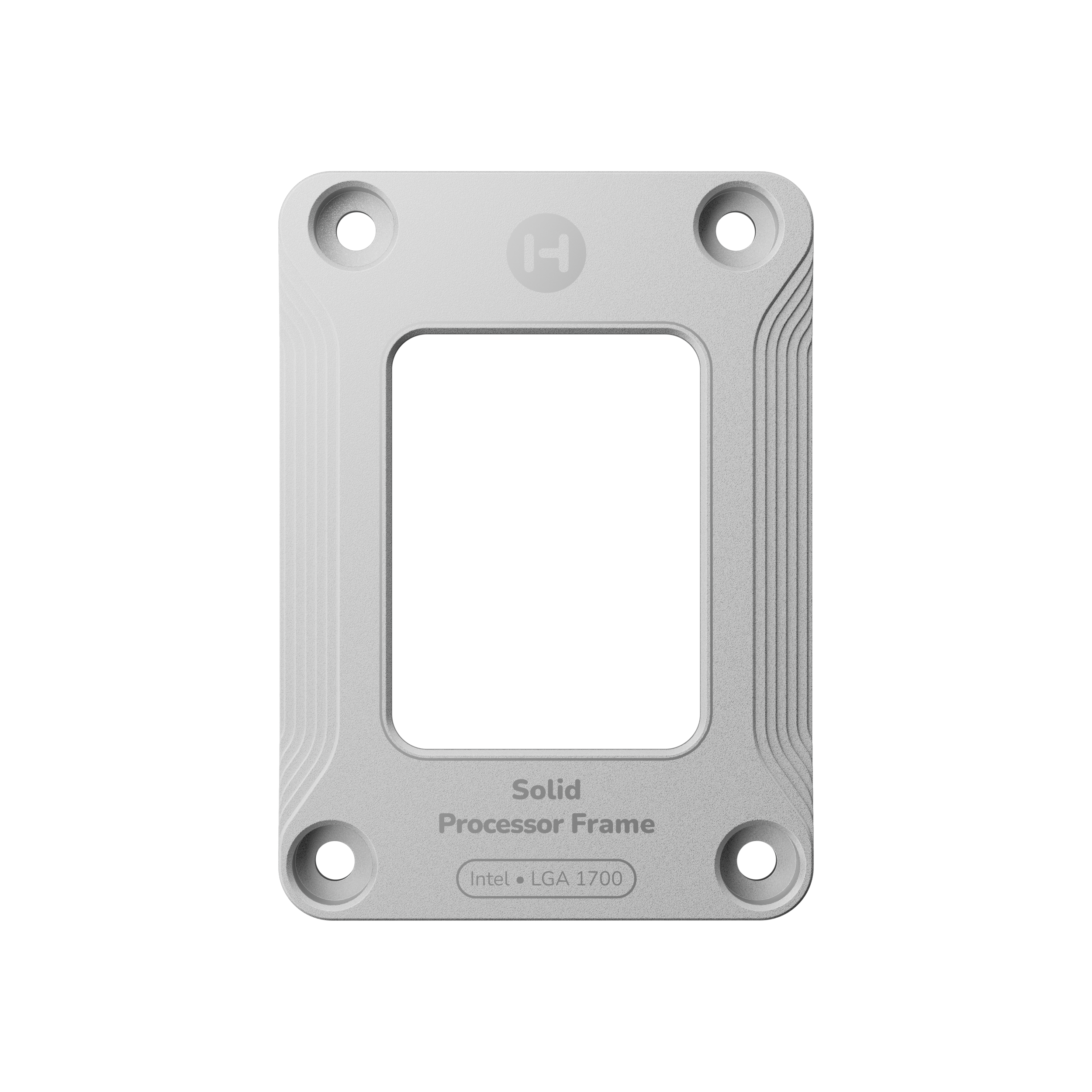 A large main feature product image of HYTE Solid Processor Contact Frame for Intel LGA1700 (Snow White)