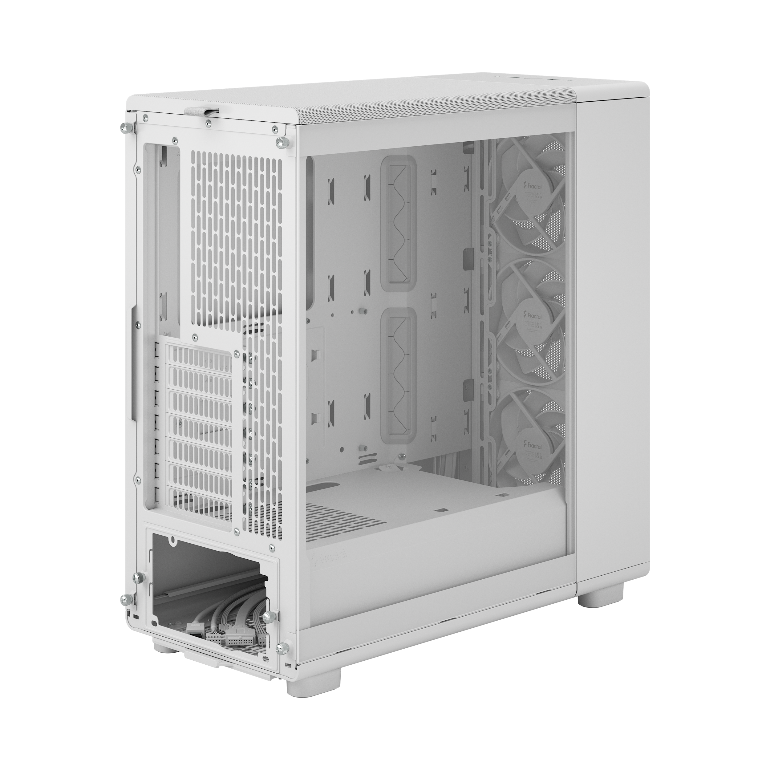 A large main feature product image of Fractal Design Epoch TG Mid Tower Case (White)