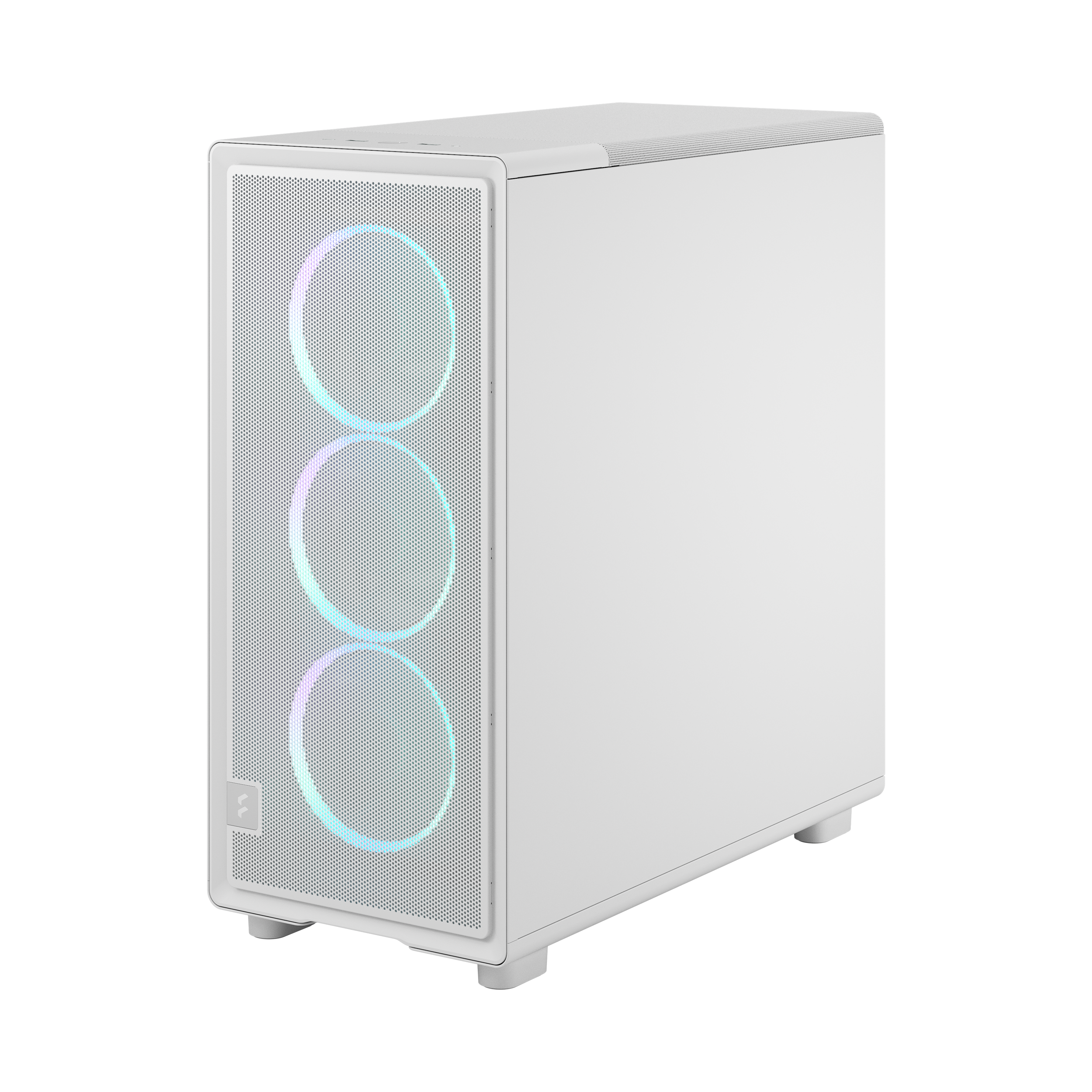 A large main feature product image of Fractal Design Epoch TG RGB Mid Tower Case (White)