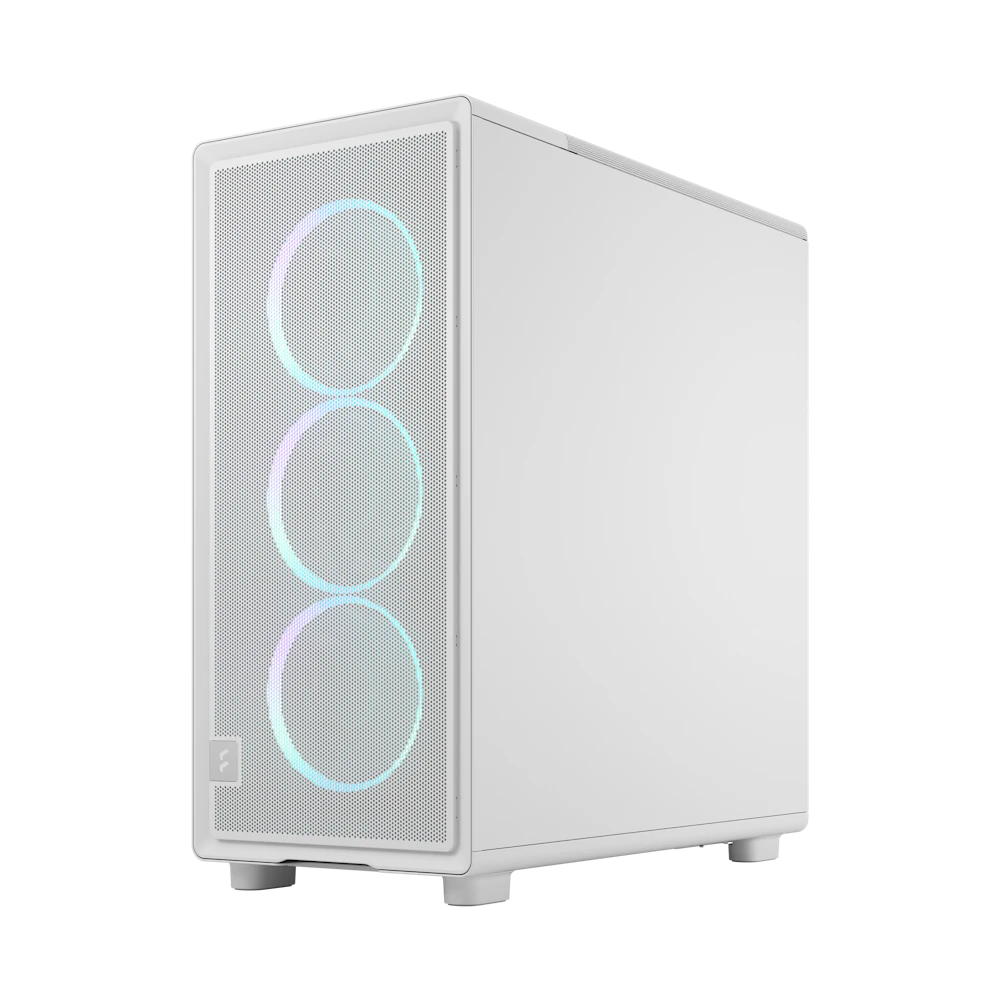 A large main feature product image of Fractal Design Epoch TG RGB Mid Tower Case (White)