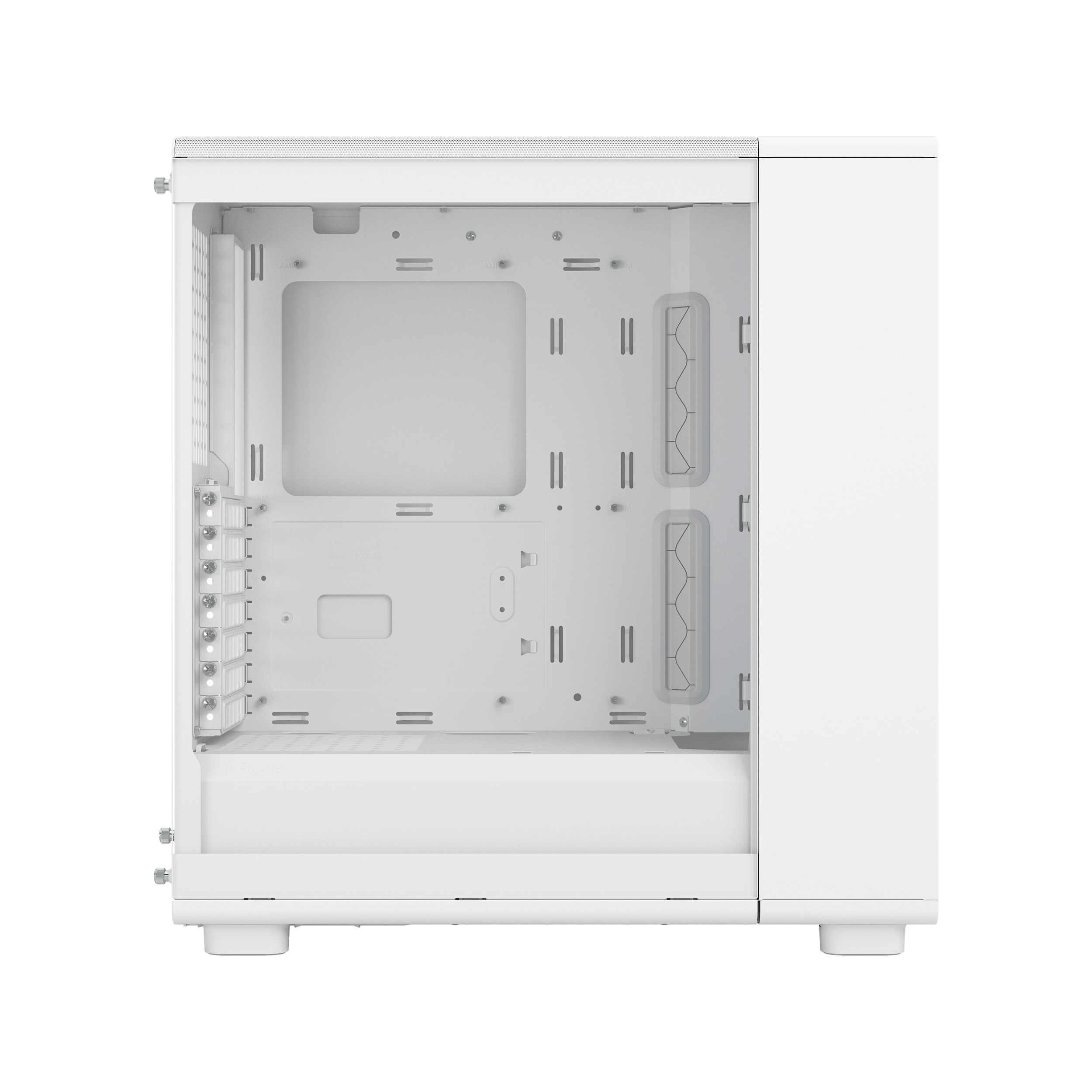 A large main feature product image of Fractal Design Epoch TG RGB Mid Tower Case (White)