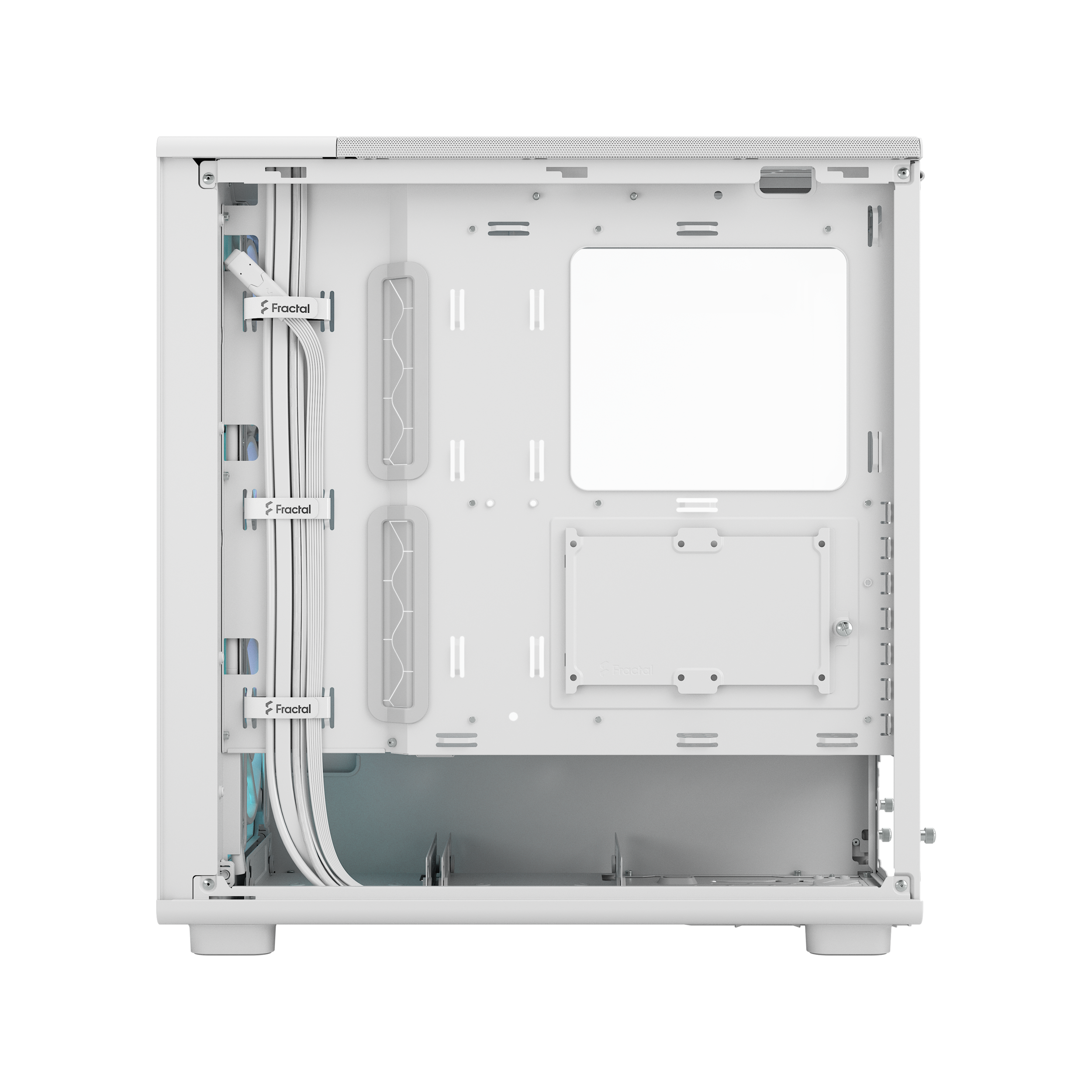 A large main feature product image of Fractal Design Epoch TG RGB Mid Tower Case (White)