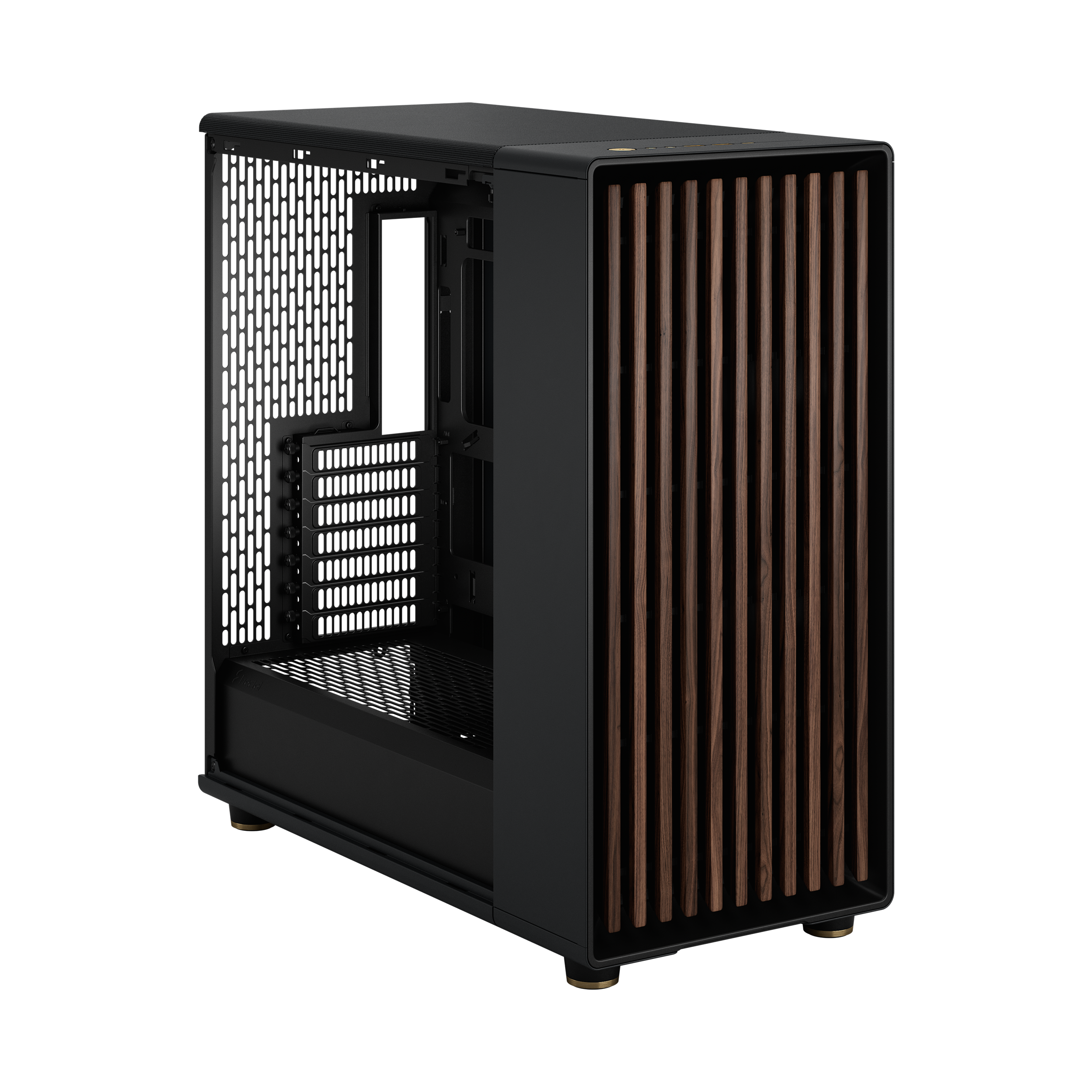 A large main feature product image of Fractal Design North XL RC TG Full Tower Case (Charcoal Black)
