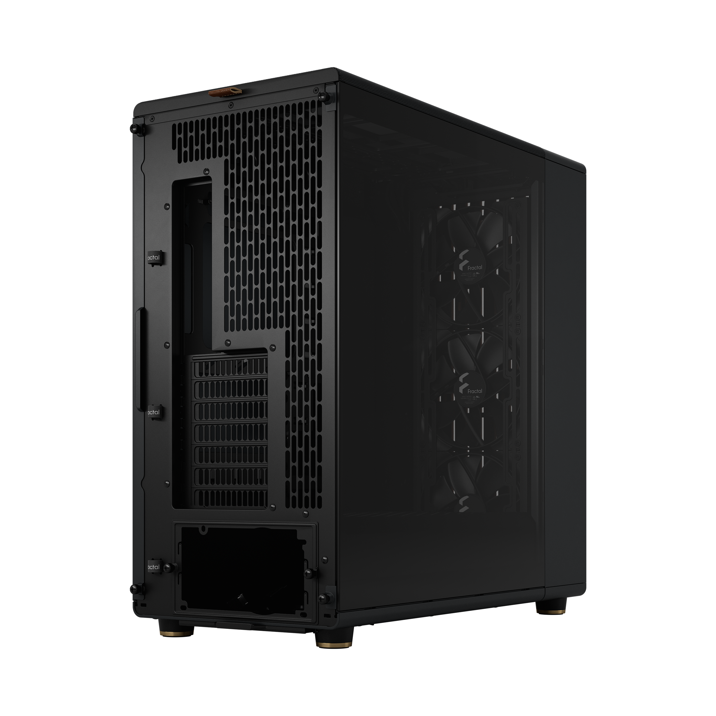 A large main feature product image of Fractal Design North XL RC TG Full Tower Case (Charcoal Black)
