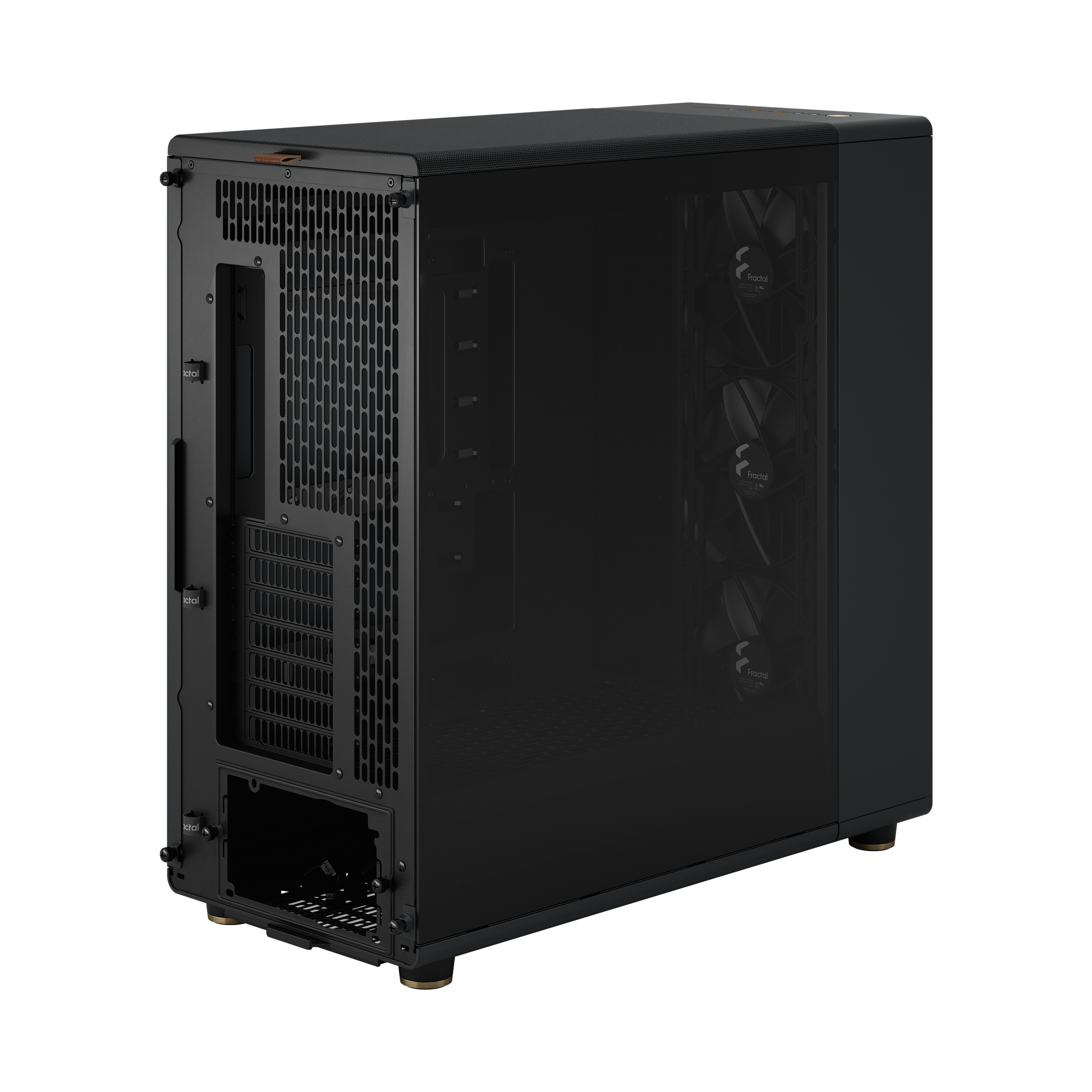 A large main feature product image of Fractal Design North XL RC TG Full Tower Case (Charcoal Black)