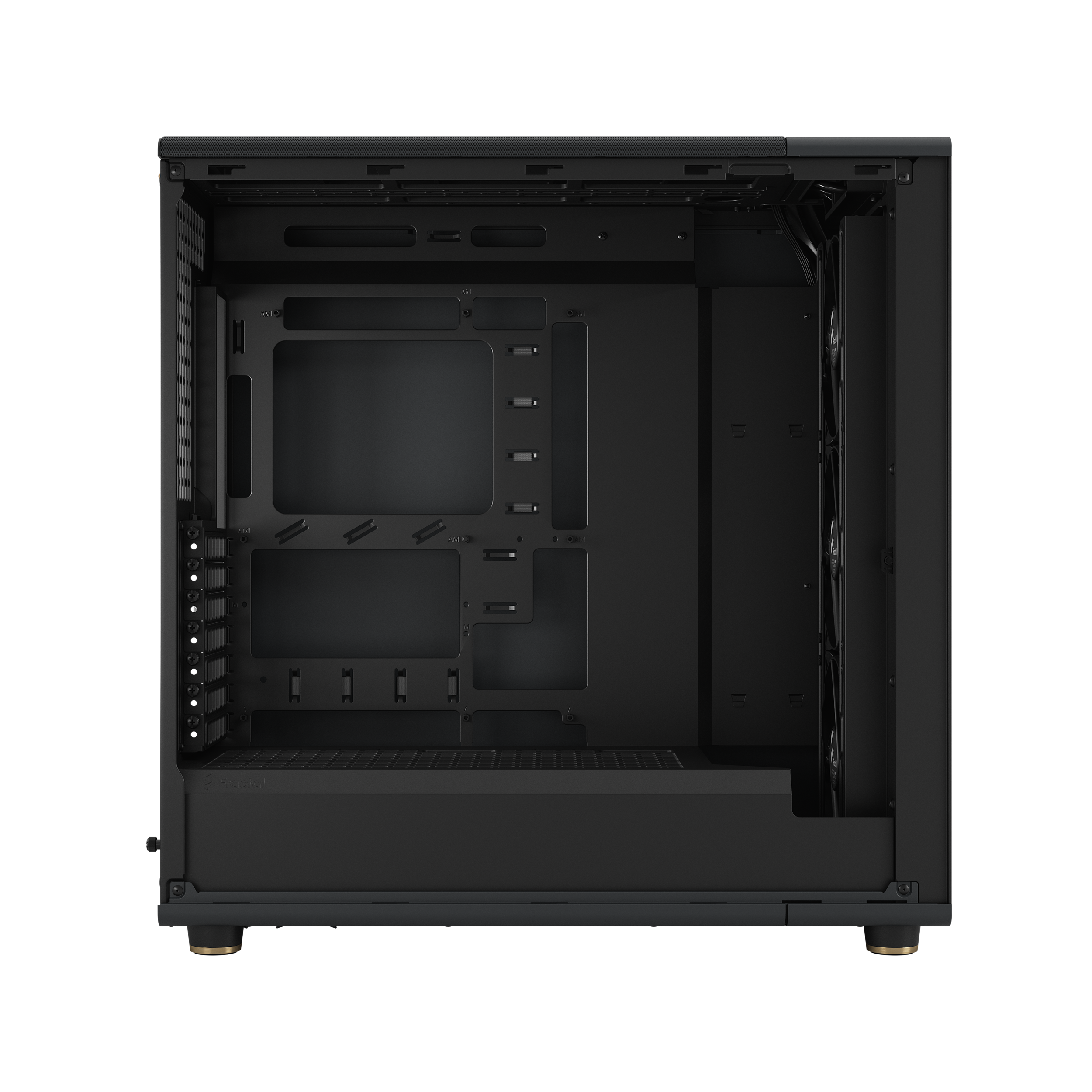 A large main feature product image of Fractal Design North XL RC TG Full Tower Case (Charcoal Black)