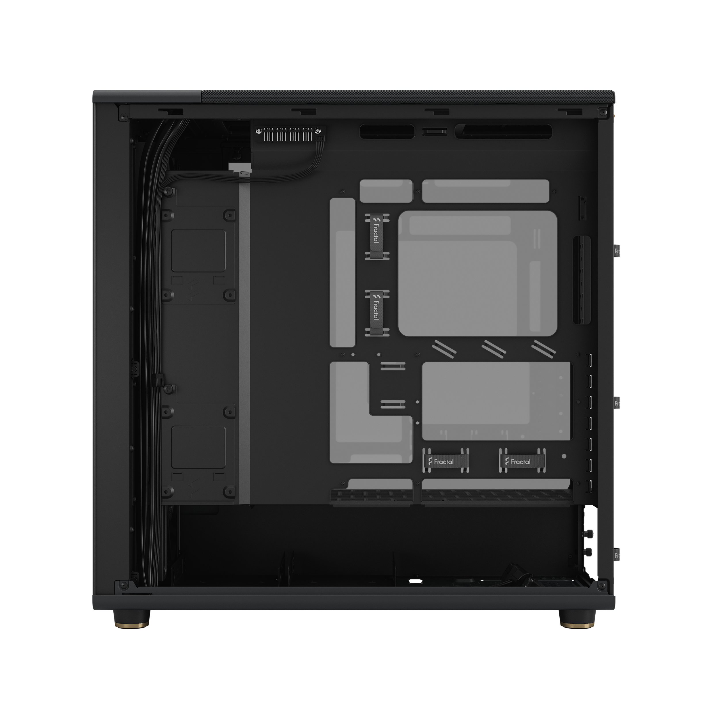 A large main feature product image of Fractal Design North XL RC TG Full Tower Case (Charcoal Black)