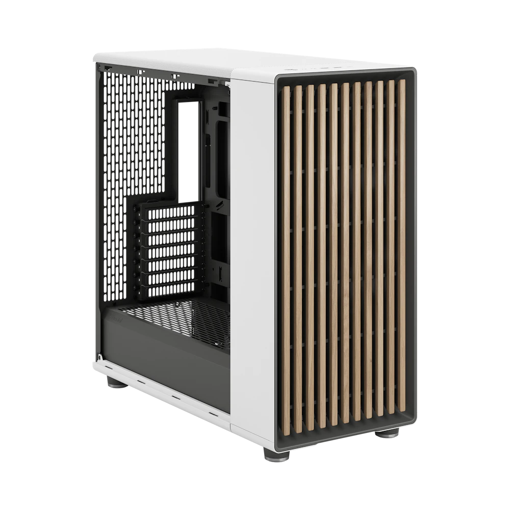 A large main feature product image of Fractal Design North XL RC TG Full Tower Case (Chalk White)