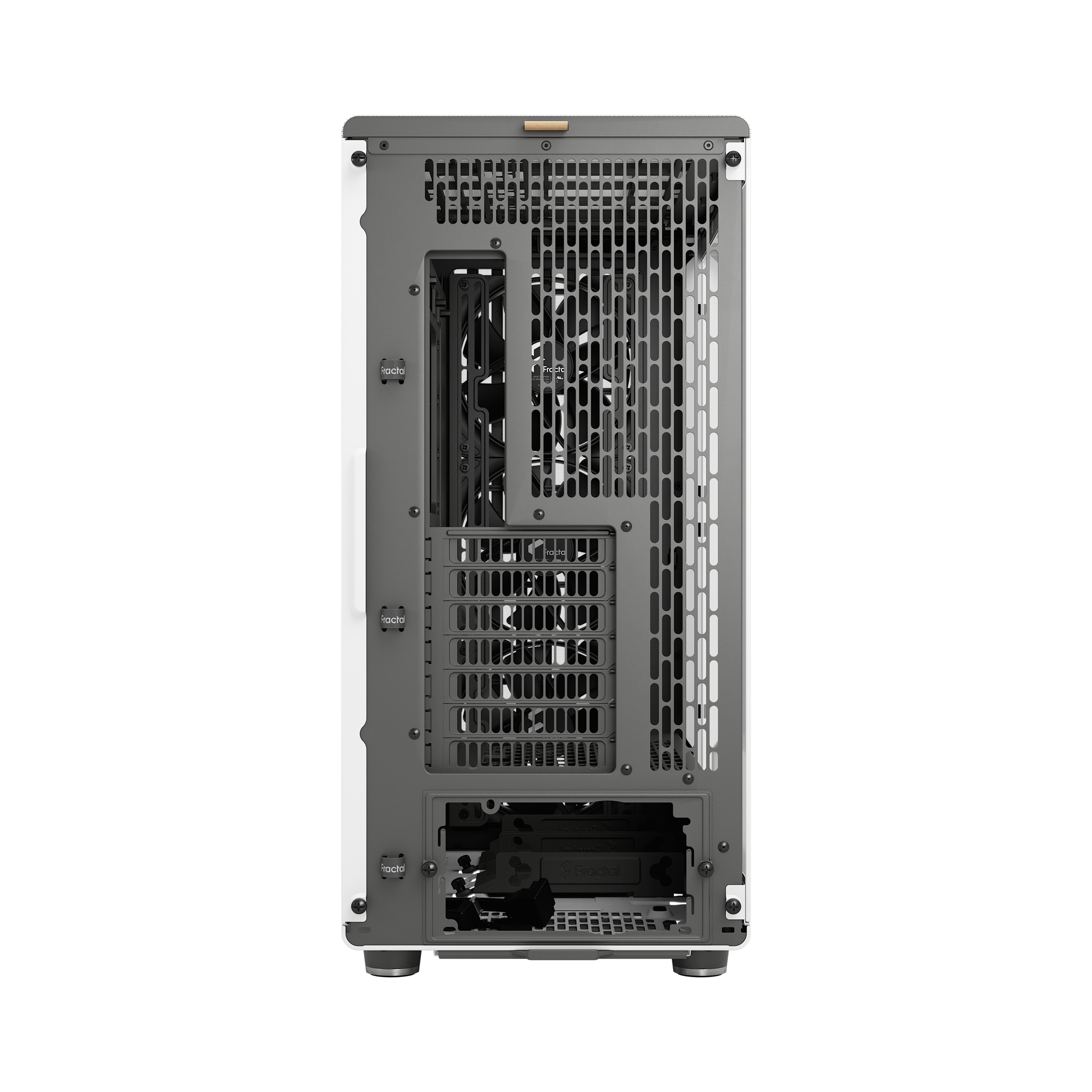 A large main feature product image of Fractal Design North XL RC TG Full Tower Case (Chalk White)