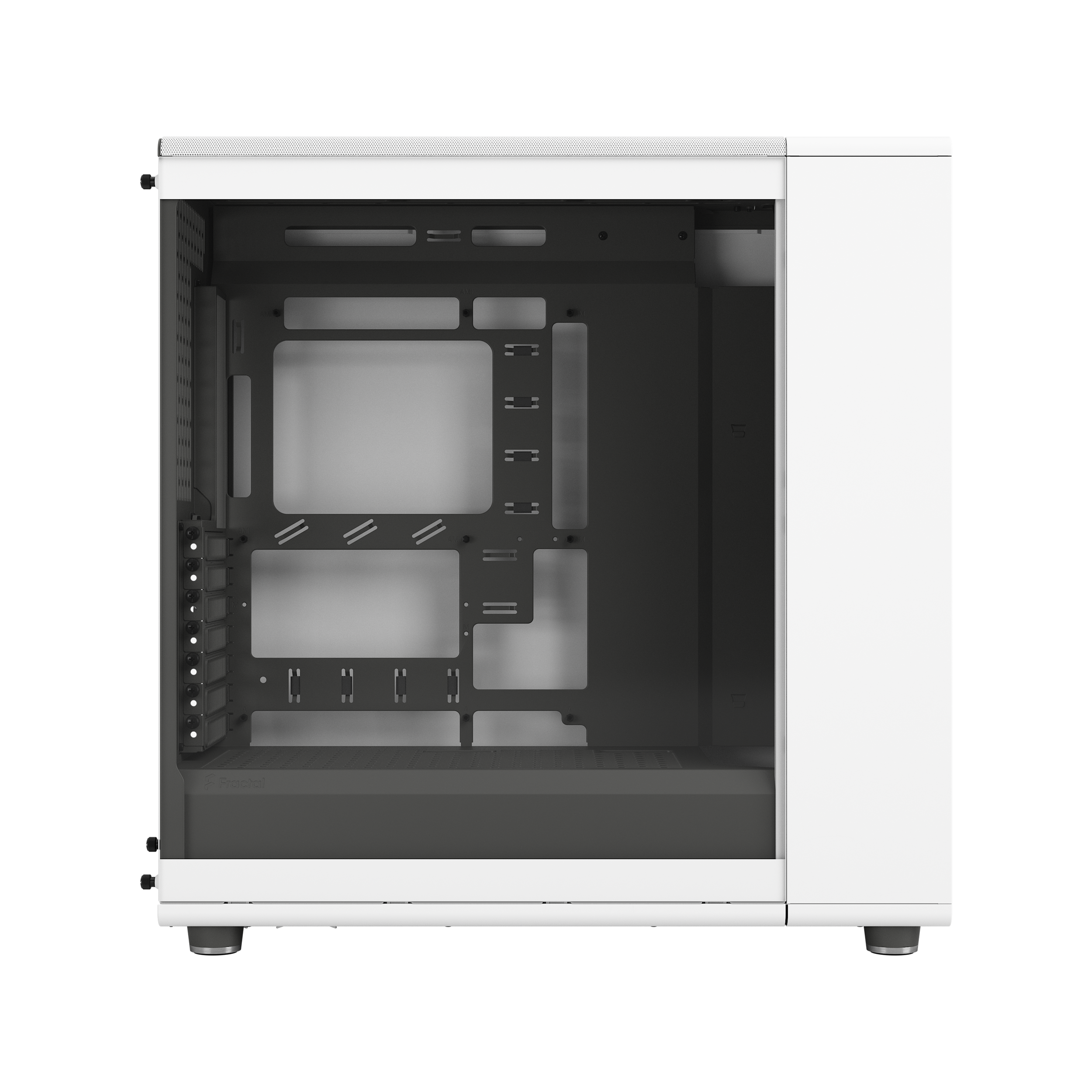 A large main feature product image of Fractal Design North XL RC TG Full Tower Case (Chalk White)