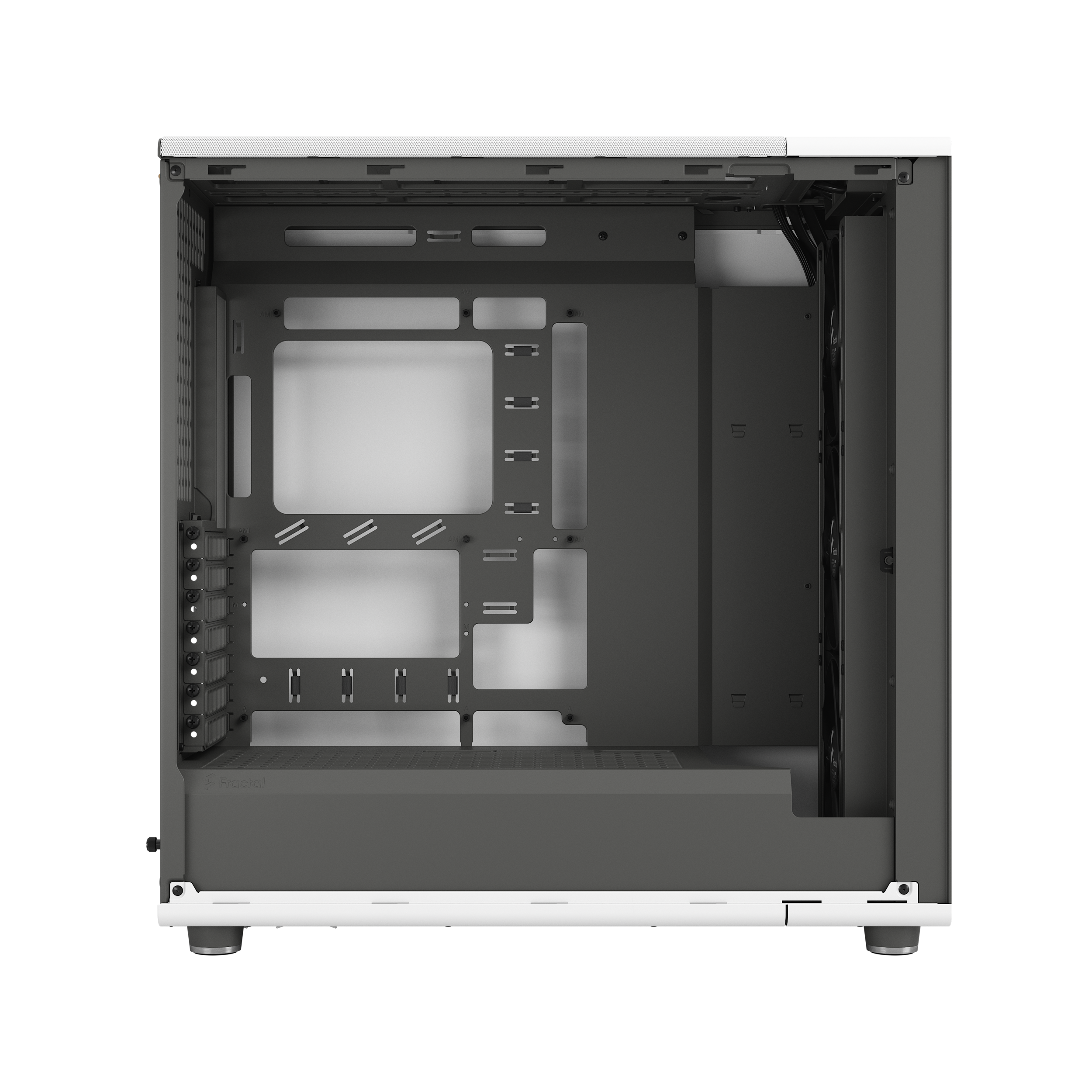 A large main feature product image of Fractal Design North XL RC TG Full Tower Case (Chalk White)