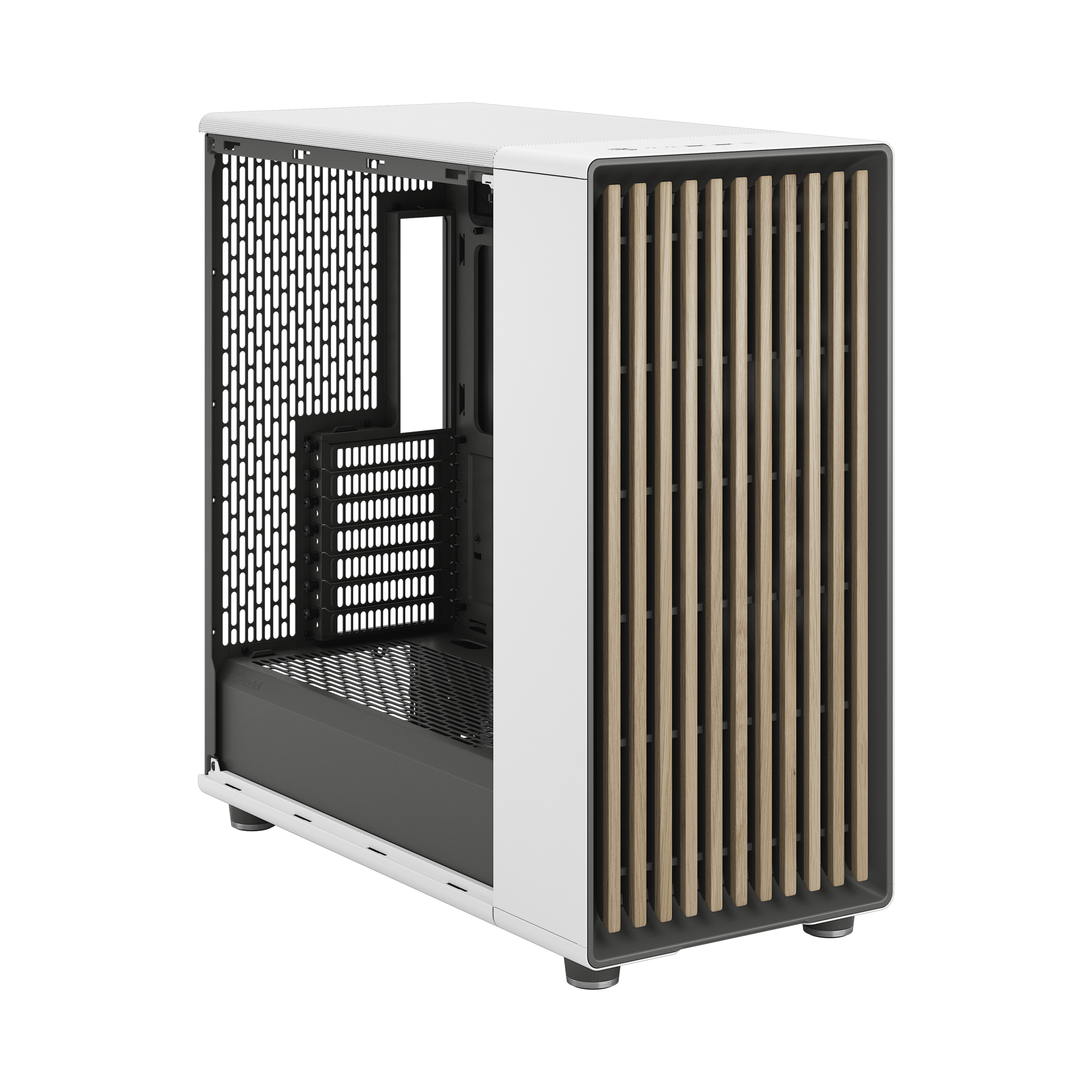 A large main feature product image of Fractal Design North XL Mesh Full Tower Case (Chalk White)