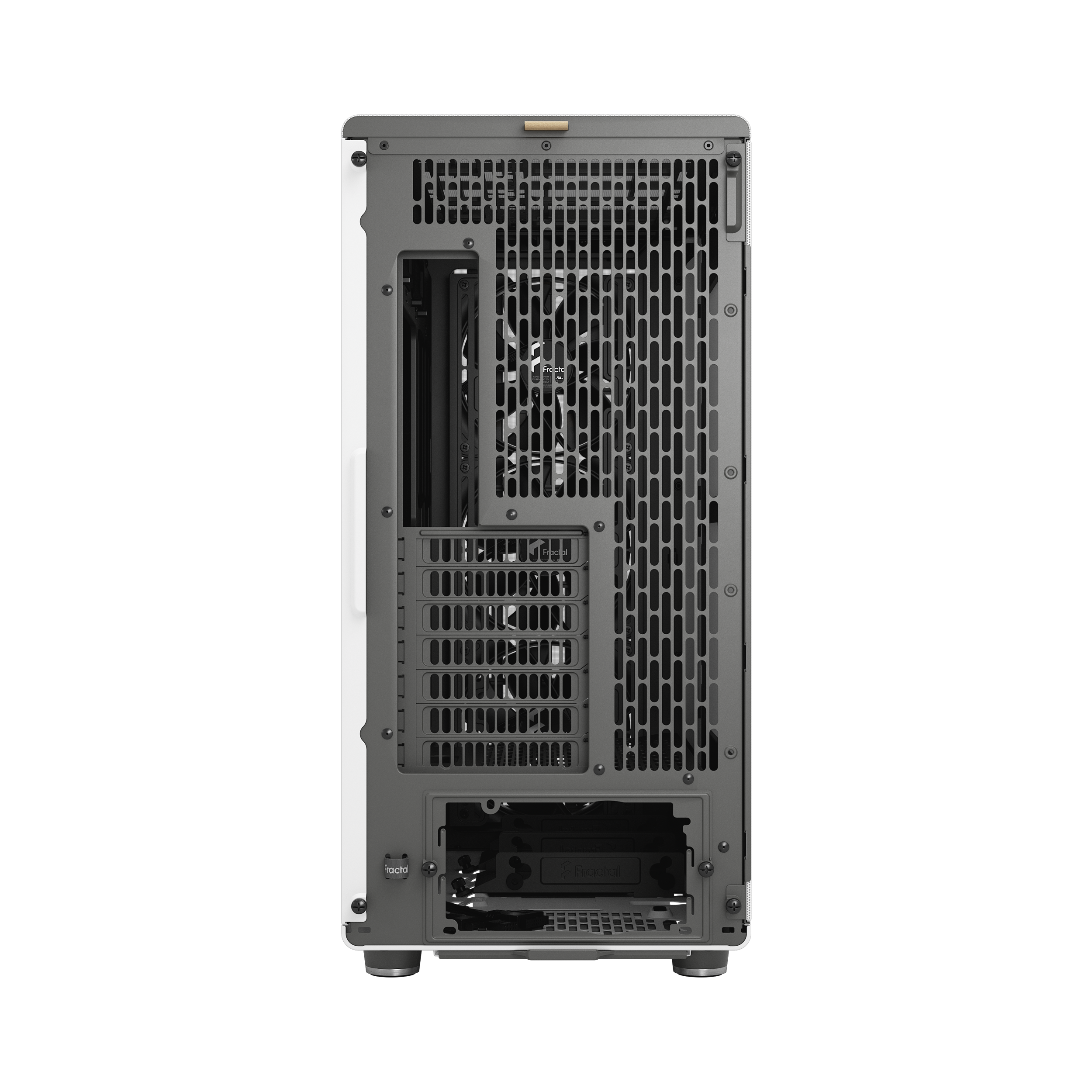 A large main feature product image of Fractal Design North XL Mesh Full Tower Case (Chalk White)