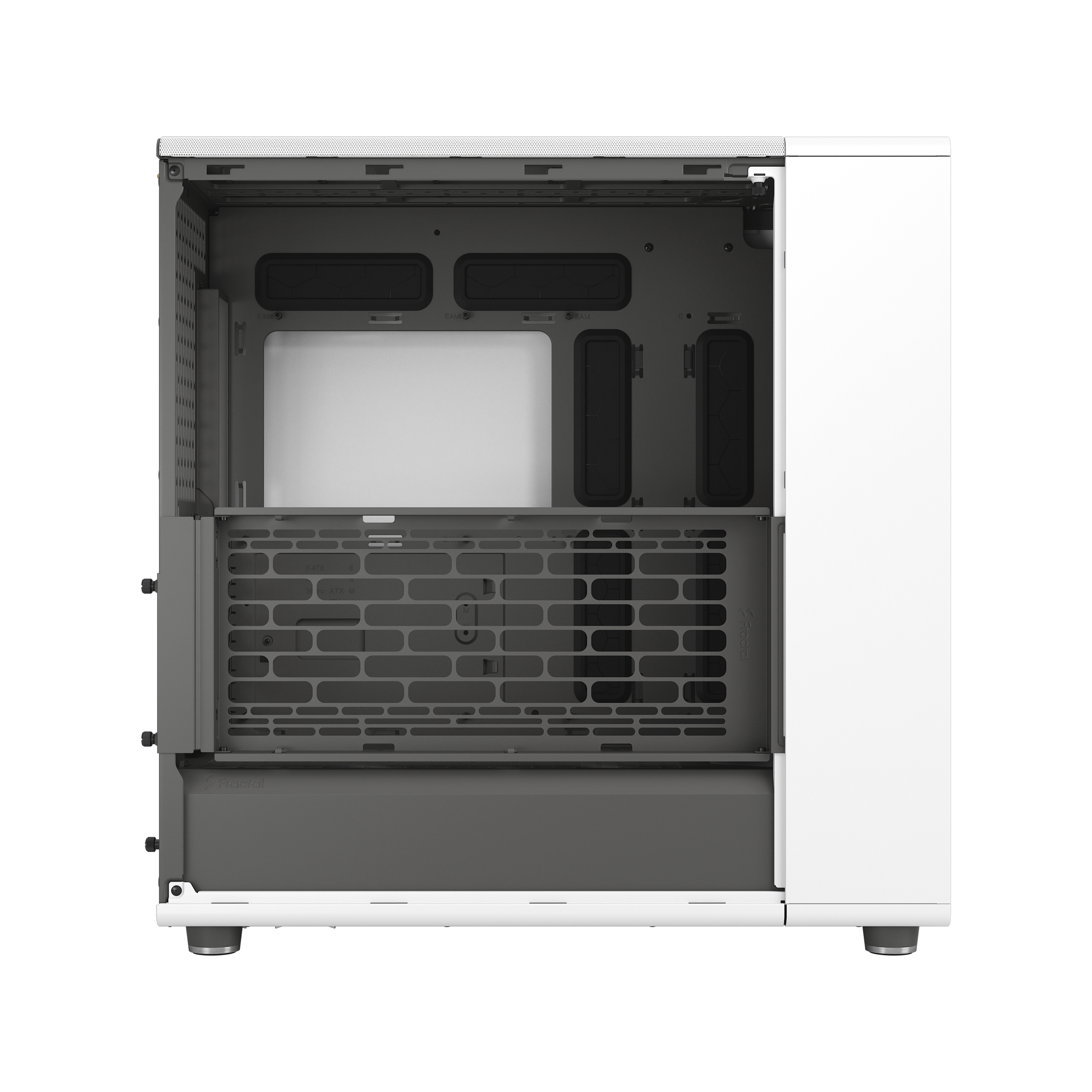 A large main feature product image of Fractal Design North XL Mesh Full Tower Case (Chalk White)