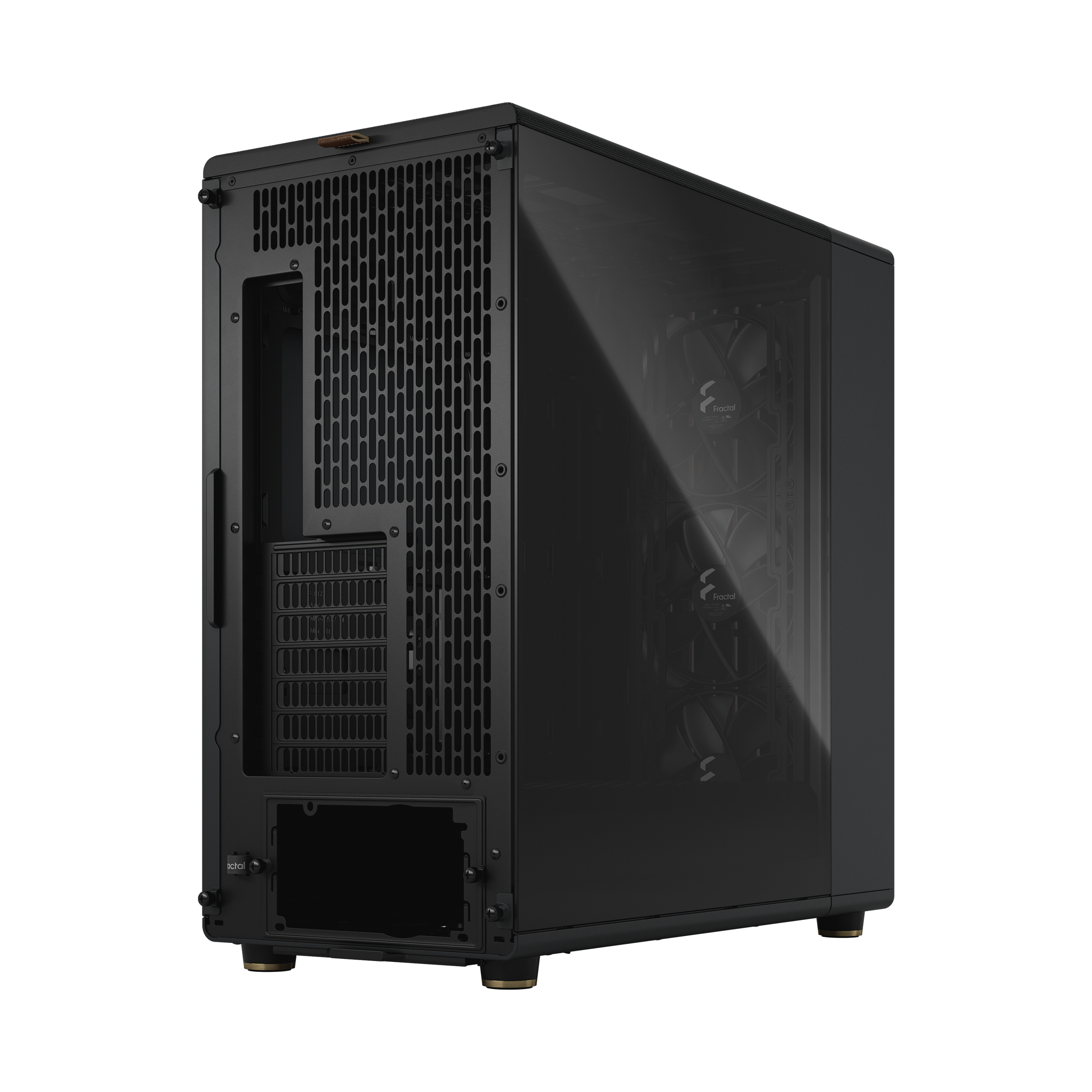 A large main feature product image of Fractal Design North XL TG Full Tower Case (Charcoal Black)