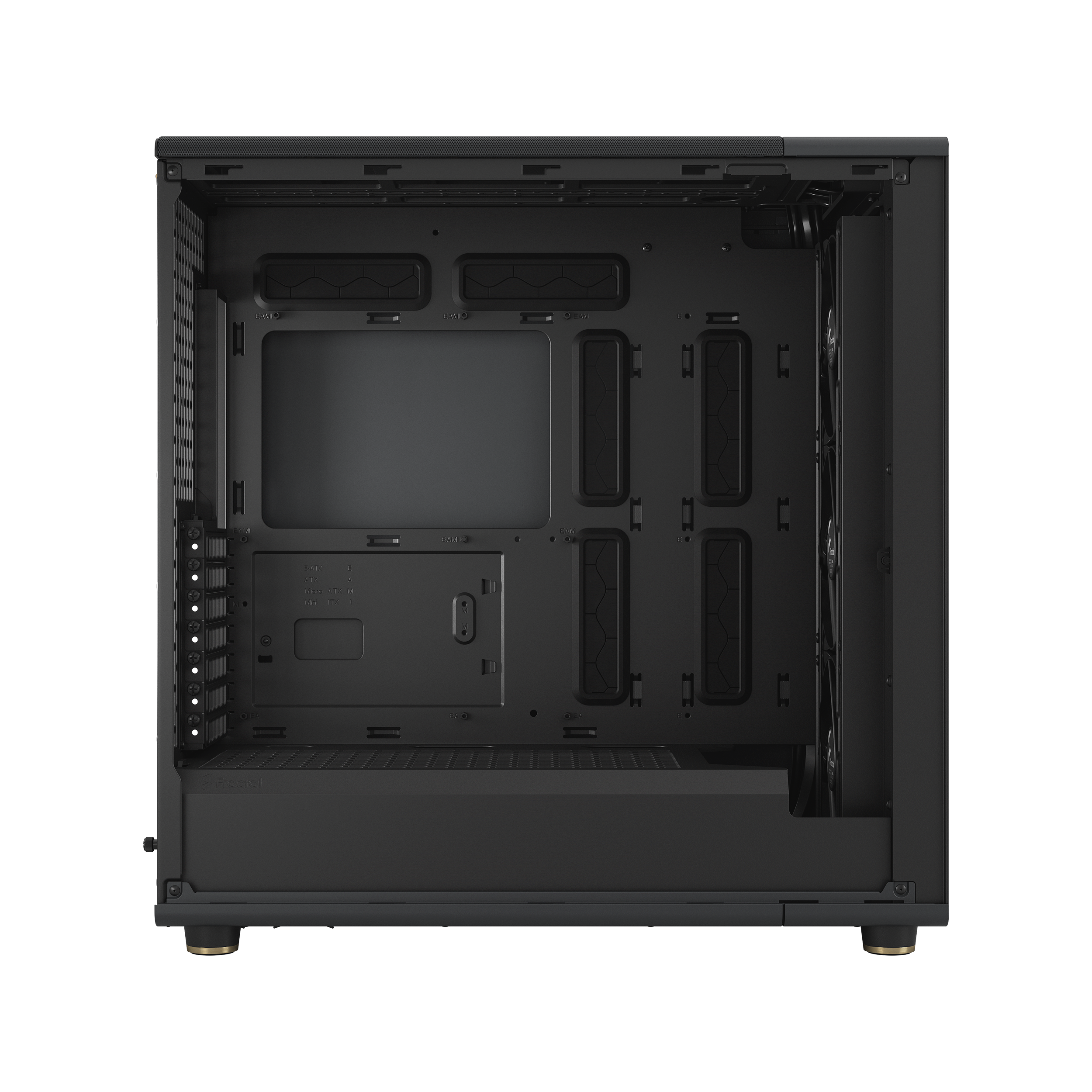 A large main feature product image of Fractal Design North XL TG Full Tower Case (Charcoal Black)