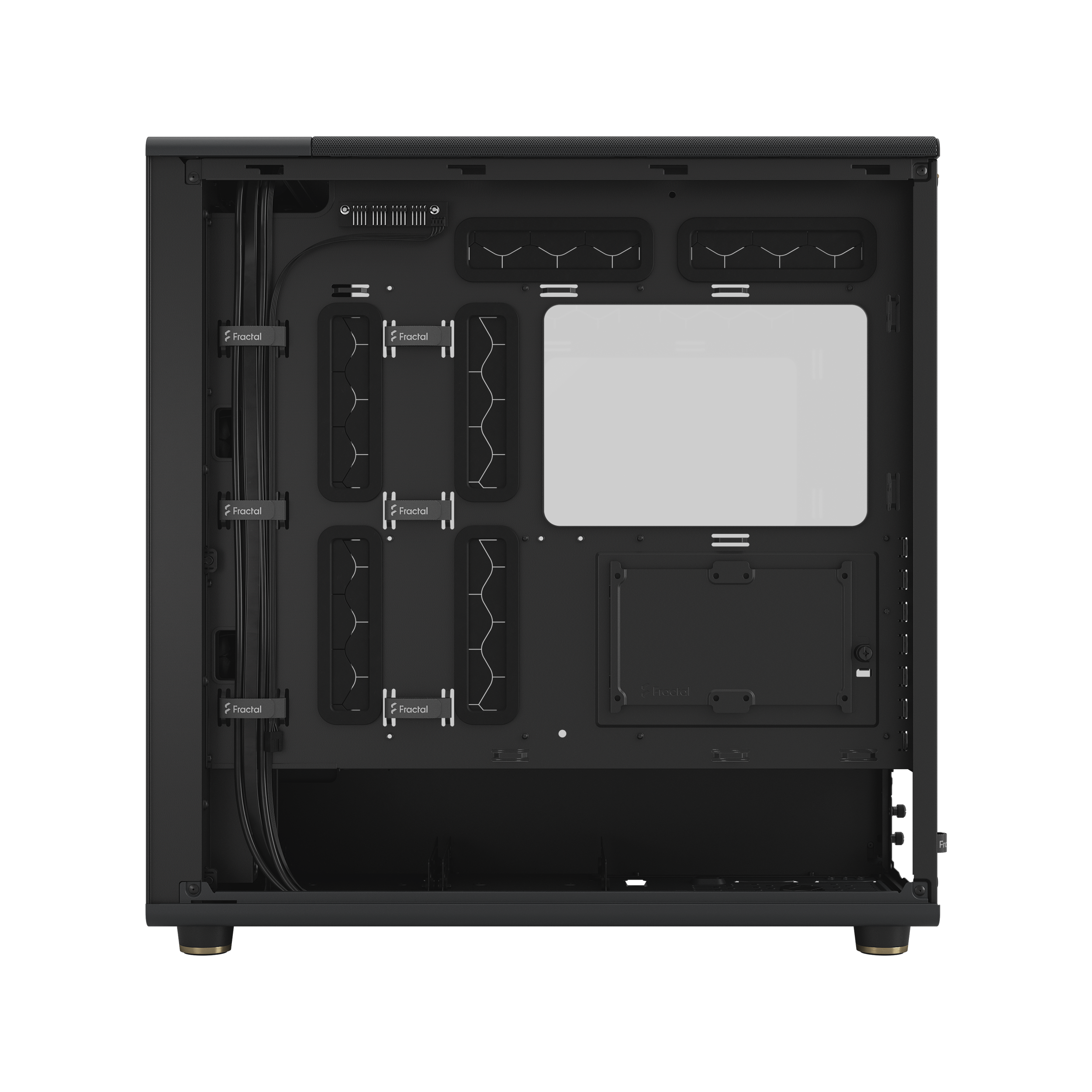 A large main feature product image of Fractal Design North XL TG Full Tower Case (Charcoal Black)