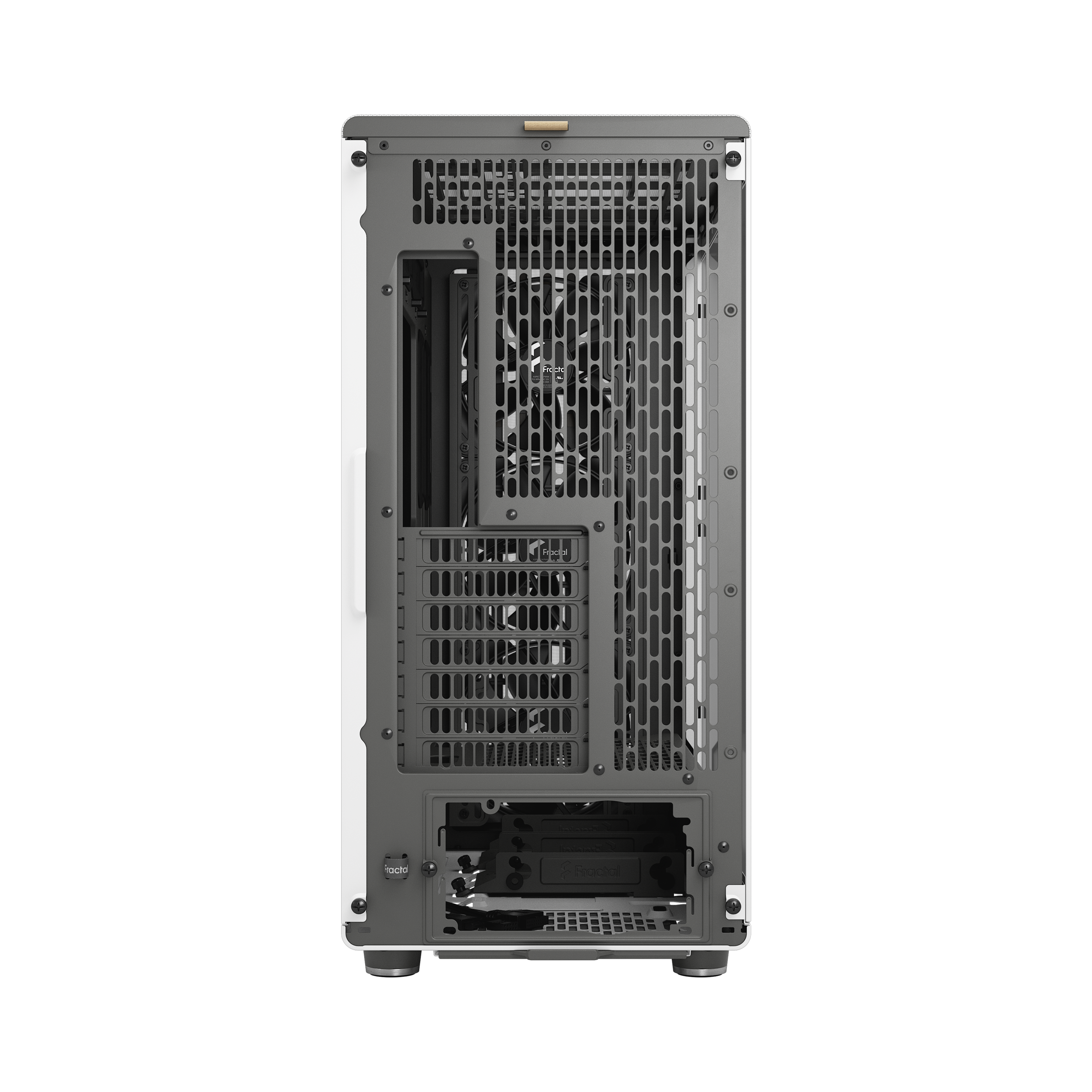 A large main feature product image of Fractal Design North XL TG Full Tower Case (Chalk White)