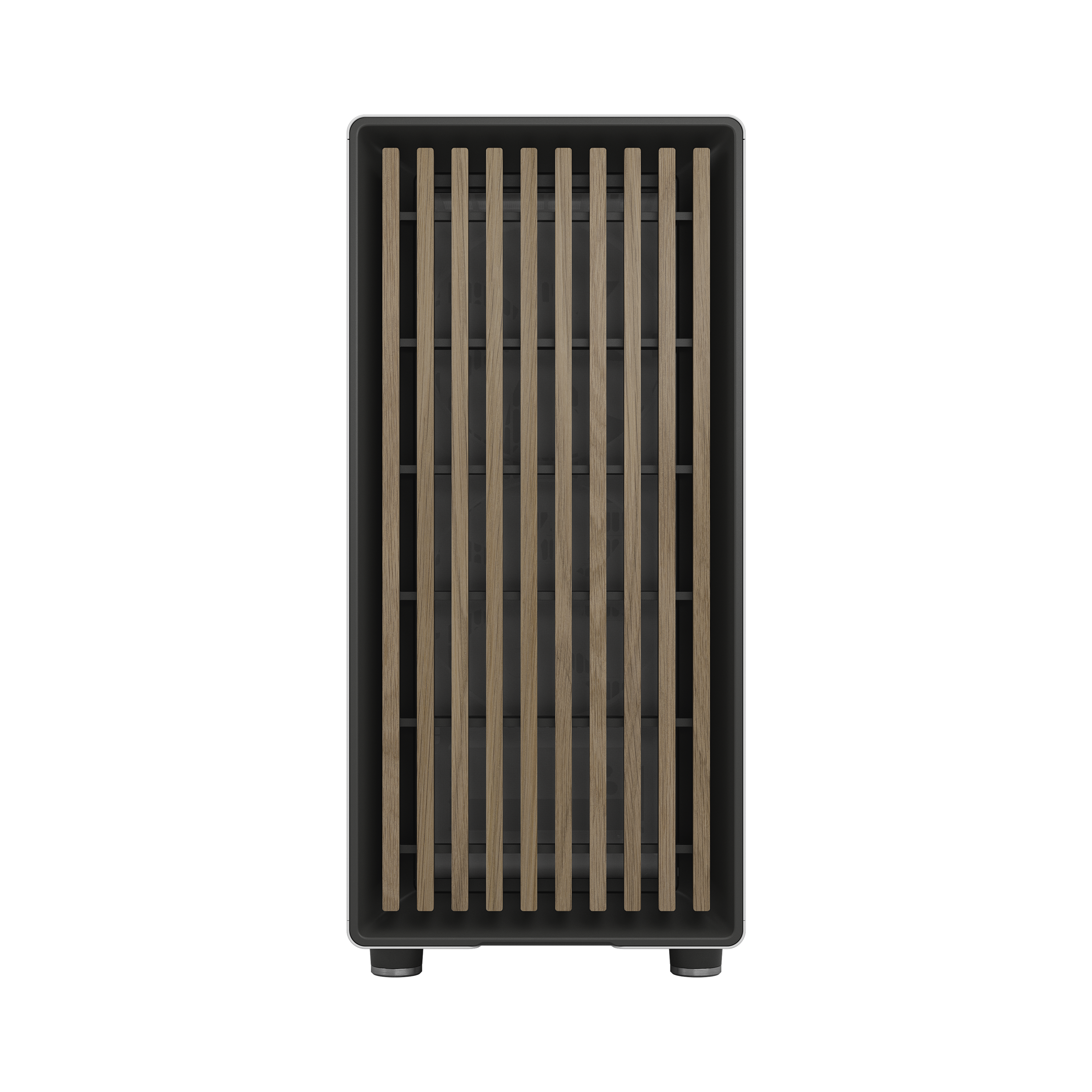 A large main feature product image of Fractal Design North Mesh Mid Tower Case (Chalk White)