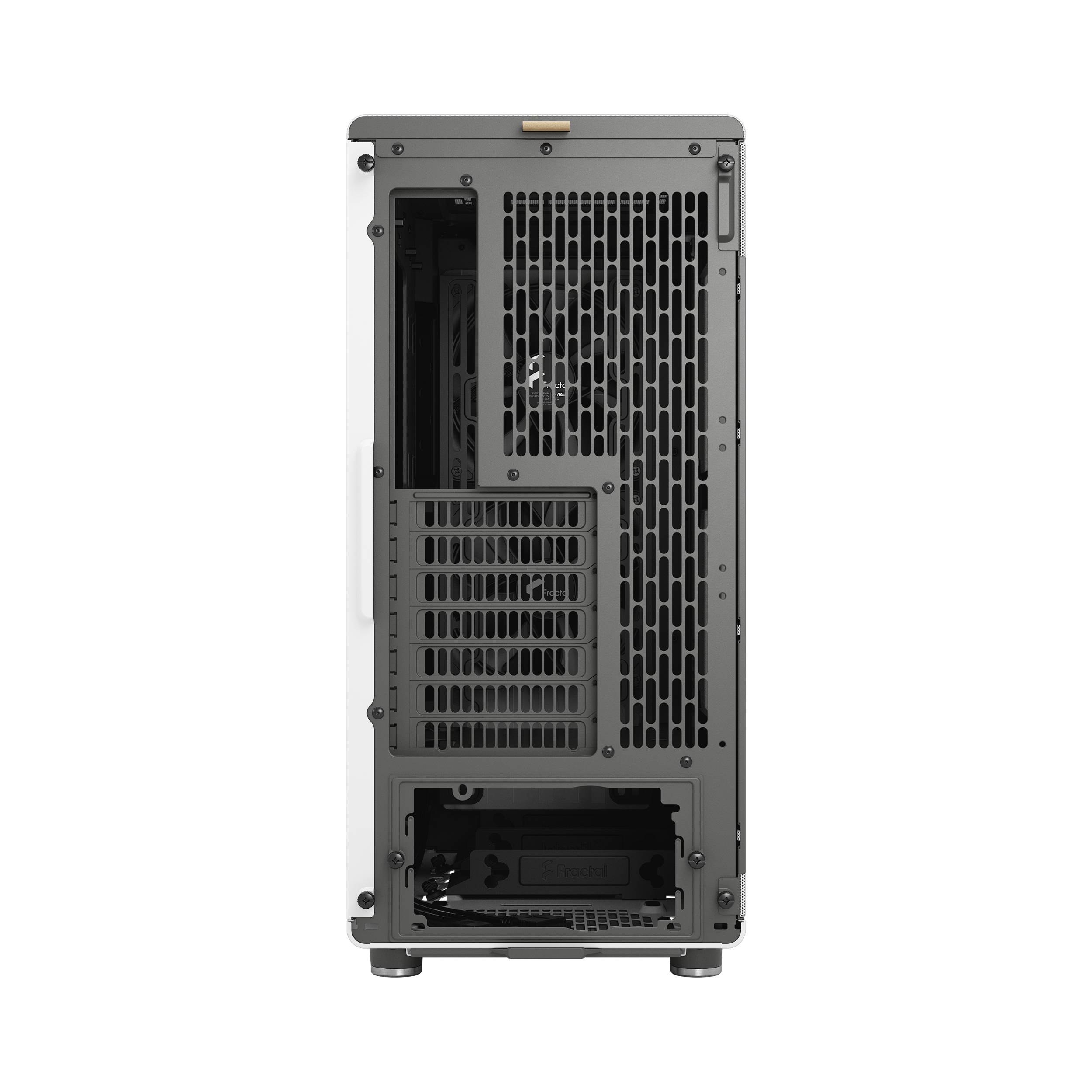 A large main feature product image of Fractal Design North Mesh Mid Tower Case (Chalk White)