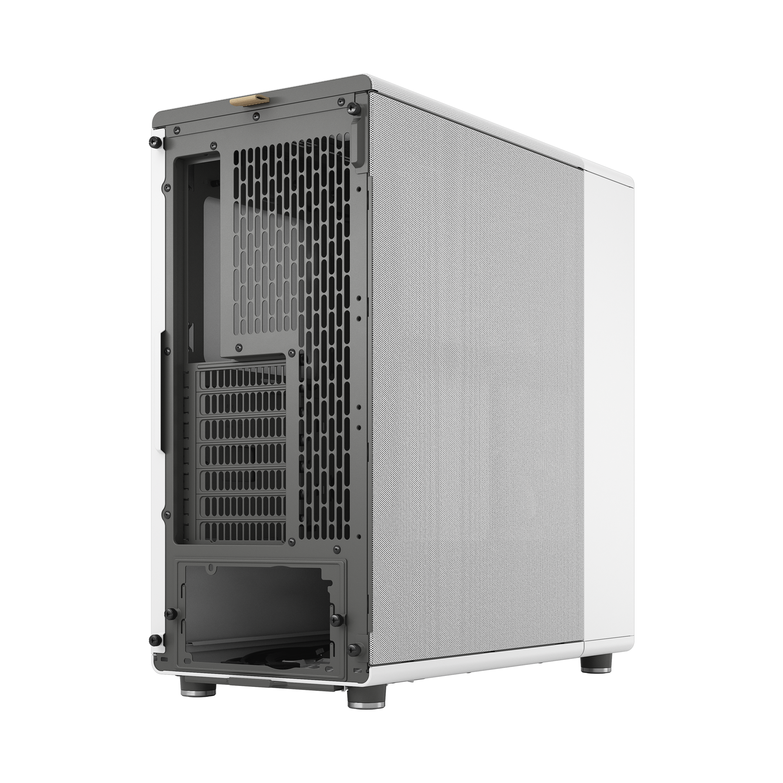 A large main feature product image of Fractal Design North Mesh Mid Tower Case (Chalk White)