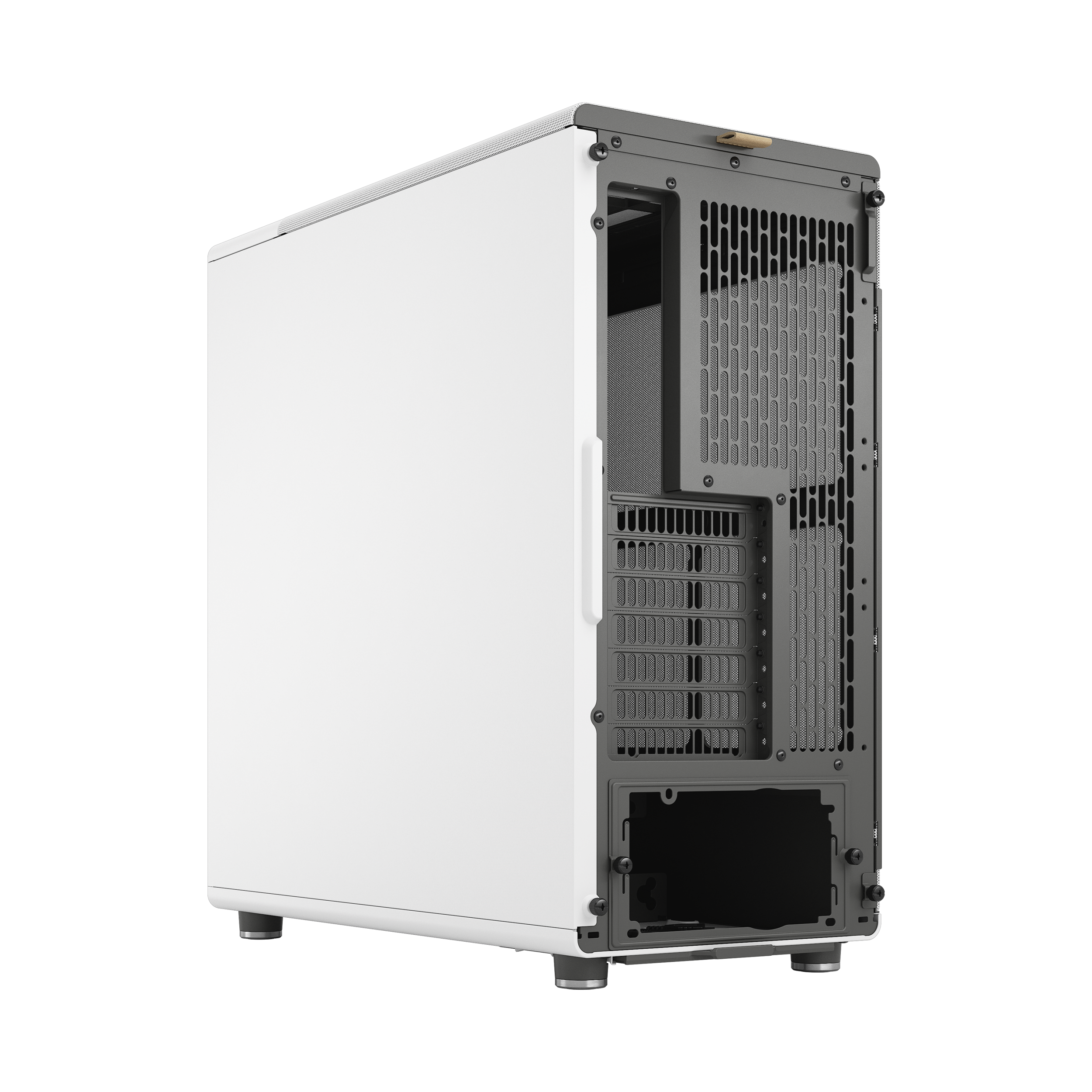 A large main feature product image of Fractal Design North Mesh Mid Tower Case (Chalk White)