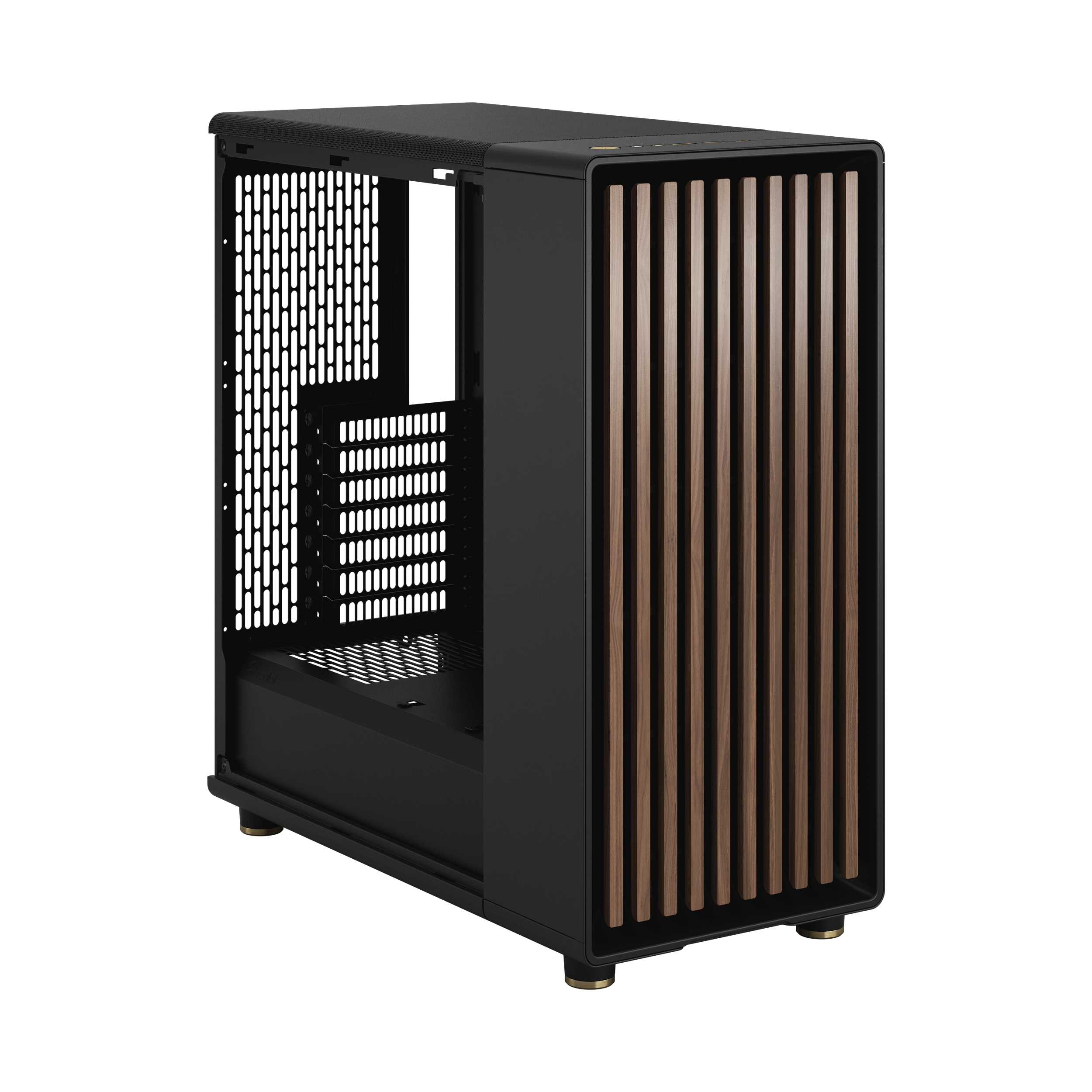 A large main feature product image of Fractal Design North Mesh Mid Tower Case (Charcoal Black)