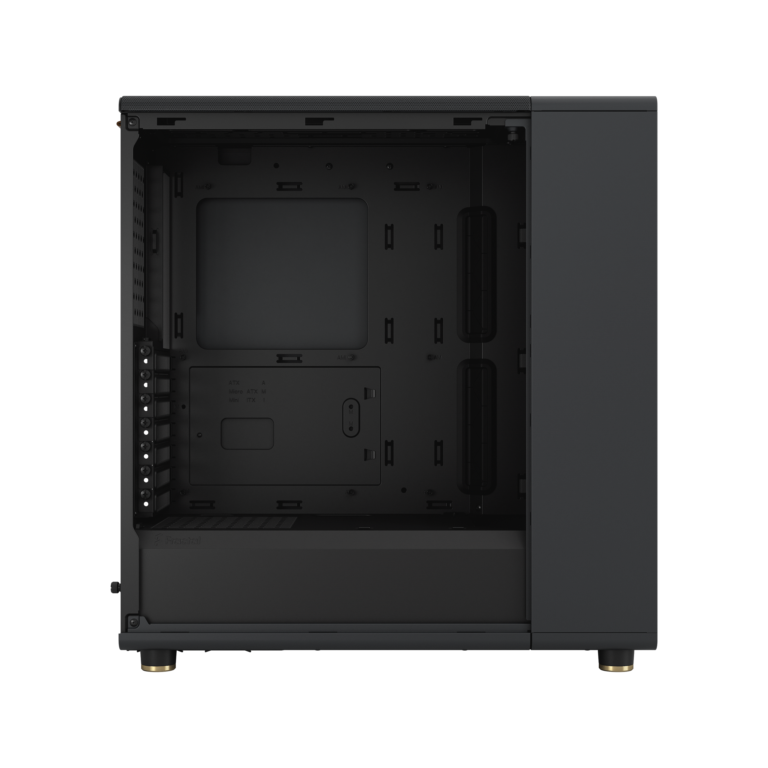 A large main feature product image of Fractal Design North Mesh Mid Tower Case (Charcoal Black)