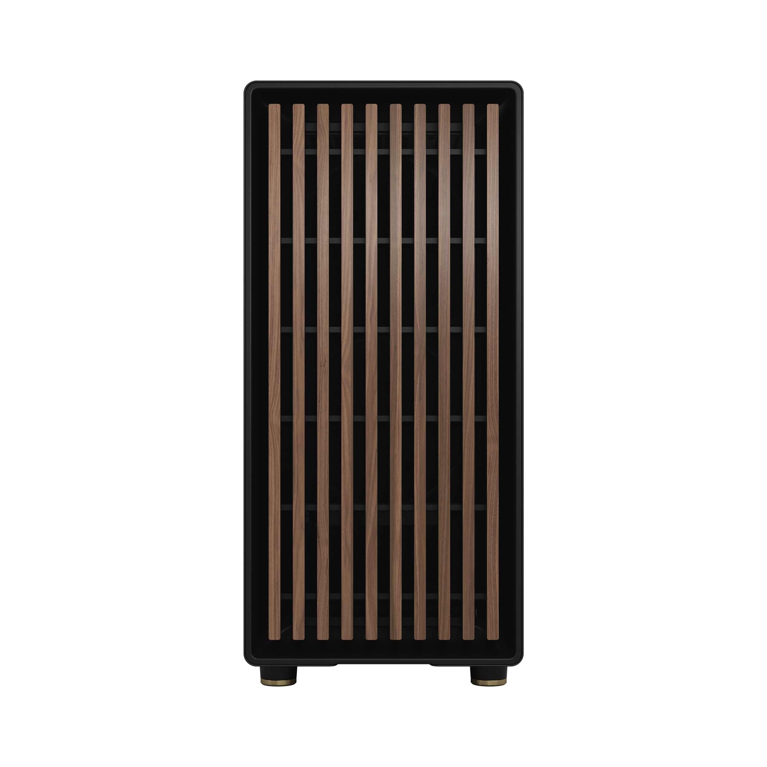 A large main feature product image of Fractal Design North TG Mid Tower Case (Charcoal Black)