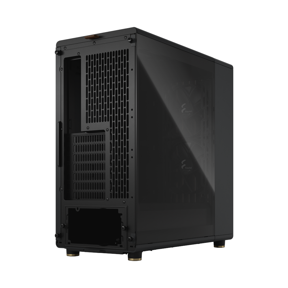 A large main feature product image of Fractal Design North TG Mid Tower Case (Charcoal Black)