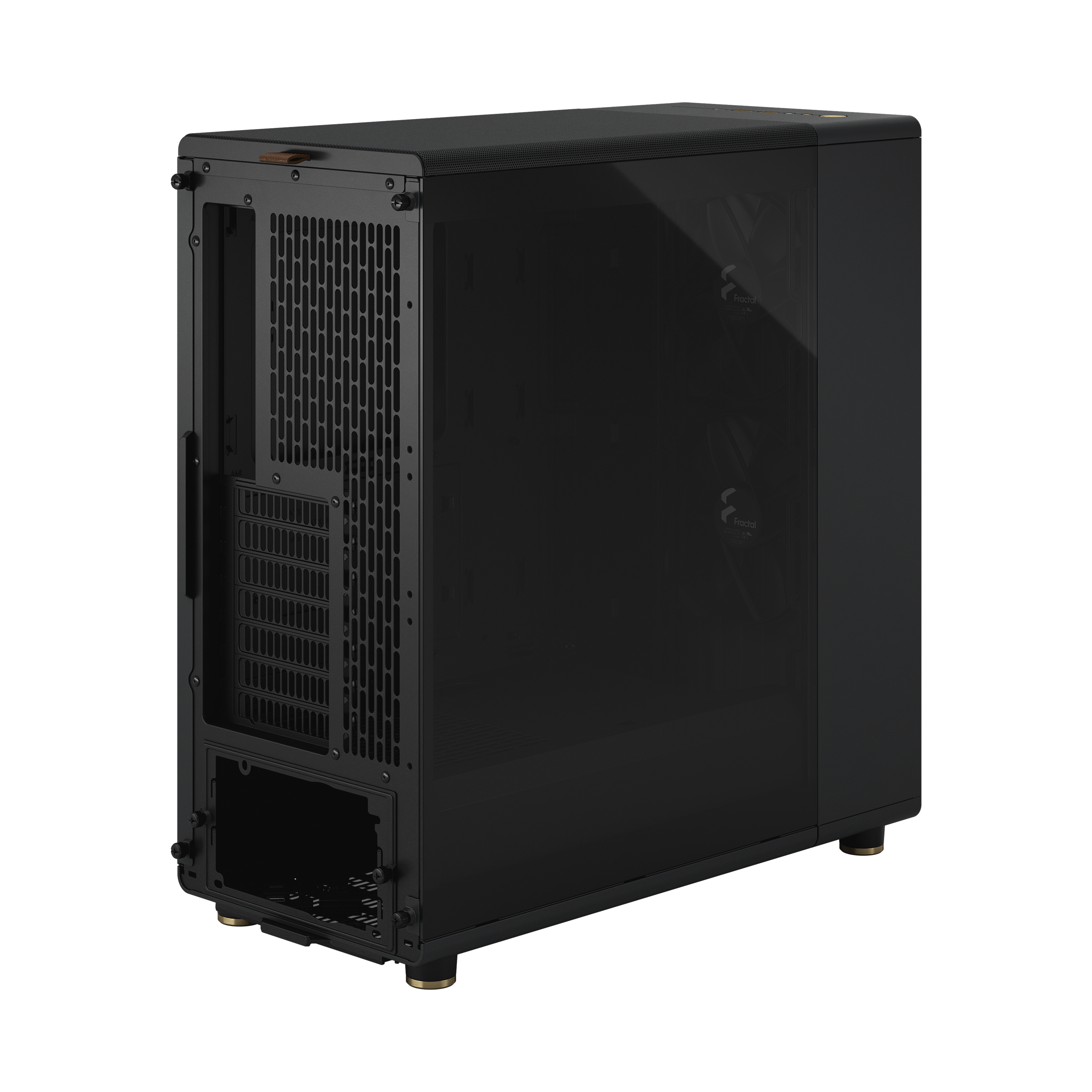 A large main feature product image of Fractal Design North TG Mid Tower Case (Charcoal Black)