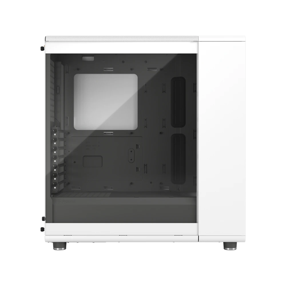 A large main feature product image of Fractal Design North TG Mid Tower Case (Chalk White)