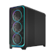 A small tile product image of Fractal Design Meshify 3 XL Ambience Pro RGB TG Full Tower Case (Black)