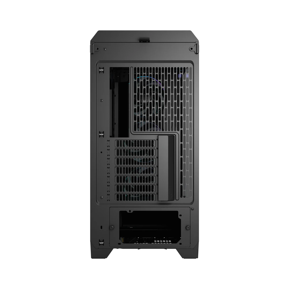 A large main feature product image of Fractal Design Meshify 3 XL Ambience Pro RGB TG Full Tower Case (Black)