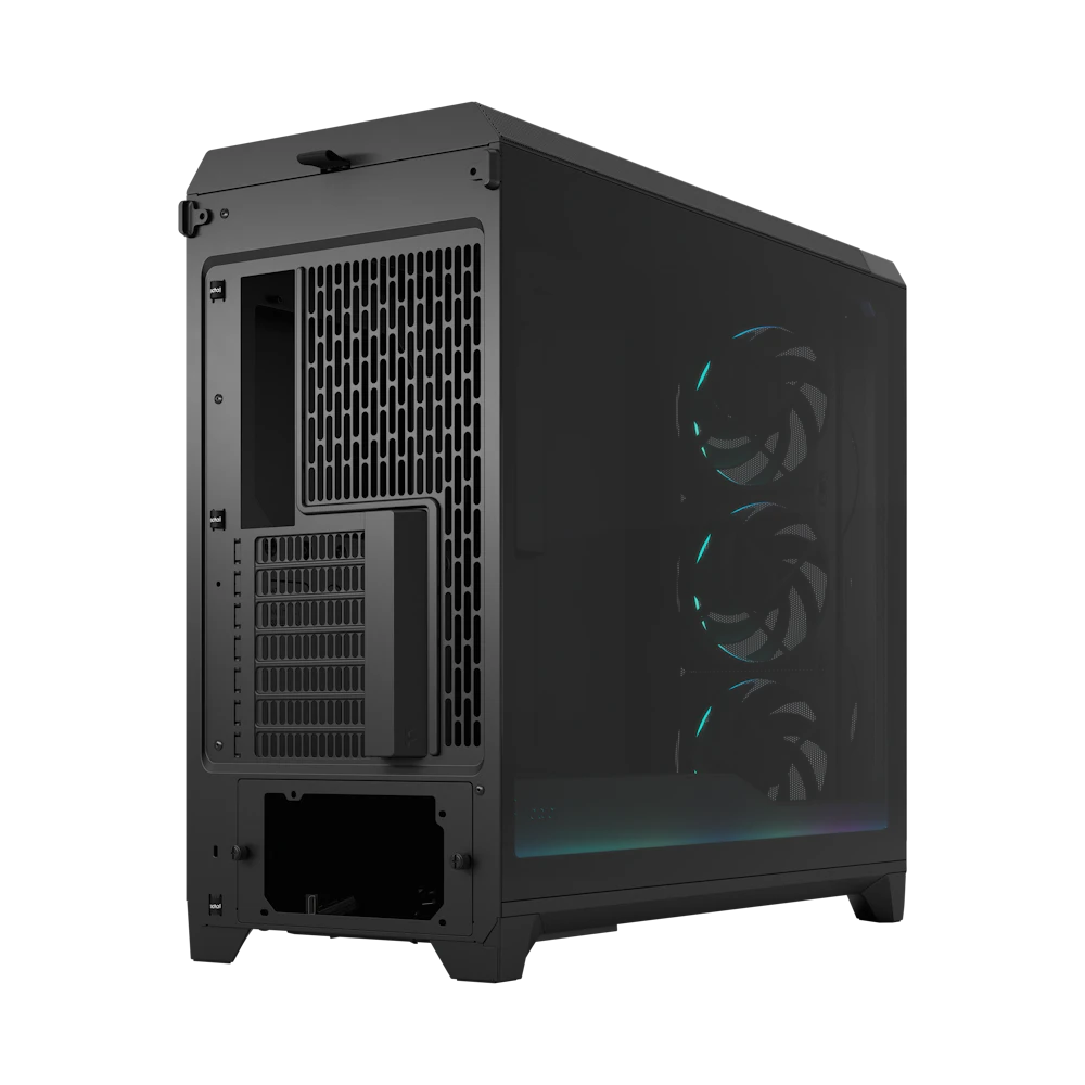 A large main feature product image of Fractal Design Meshify 3 XL Ambience Pro RGB TG Full Tower Case (Black)