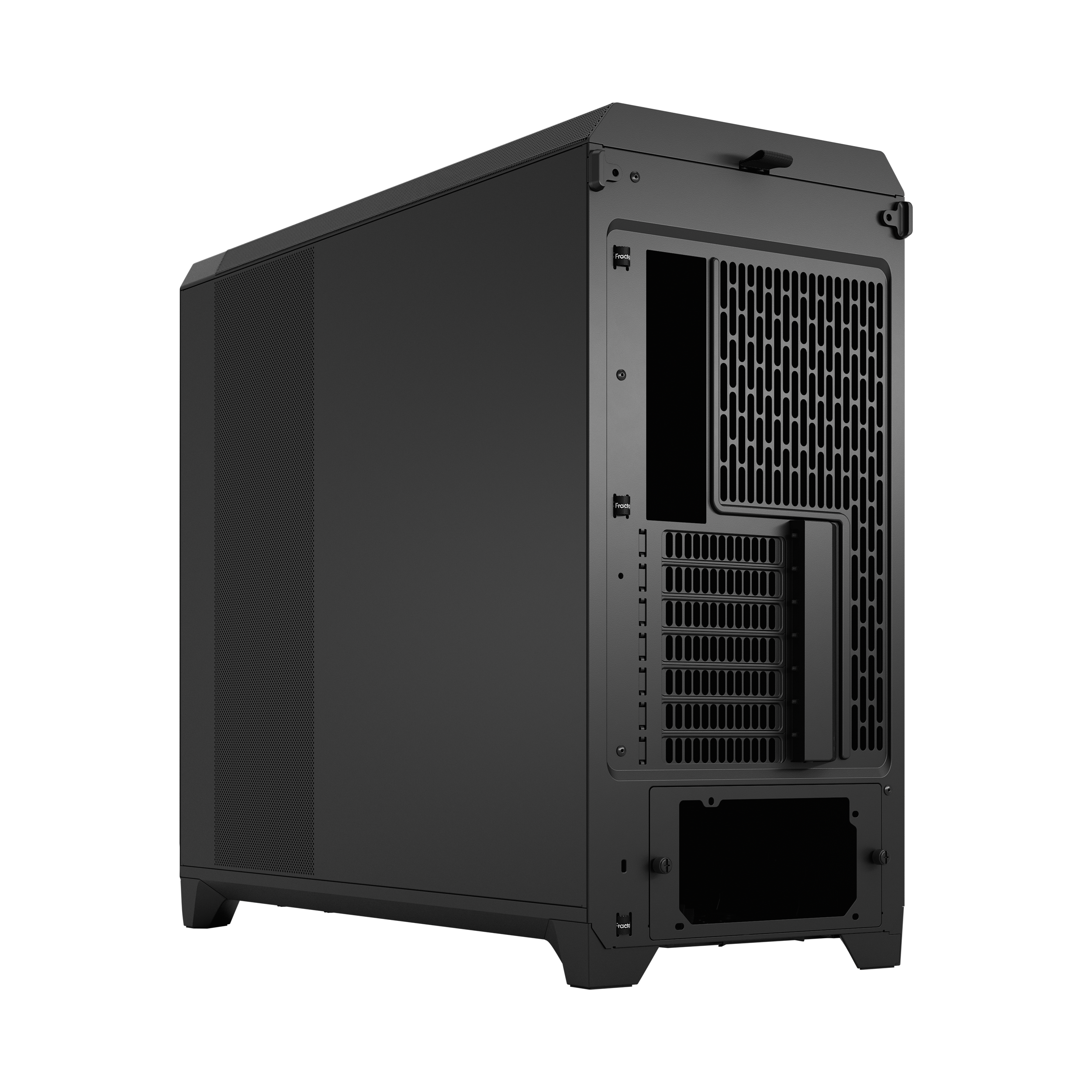 A large main feature product image of Fractal Design Meshify 3 XL Solid Full Tower Case (Black)