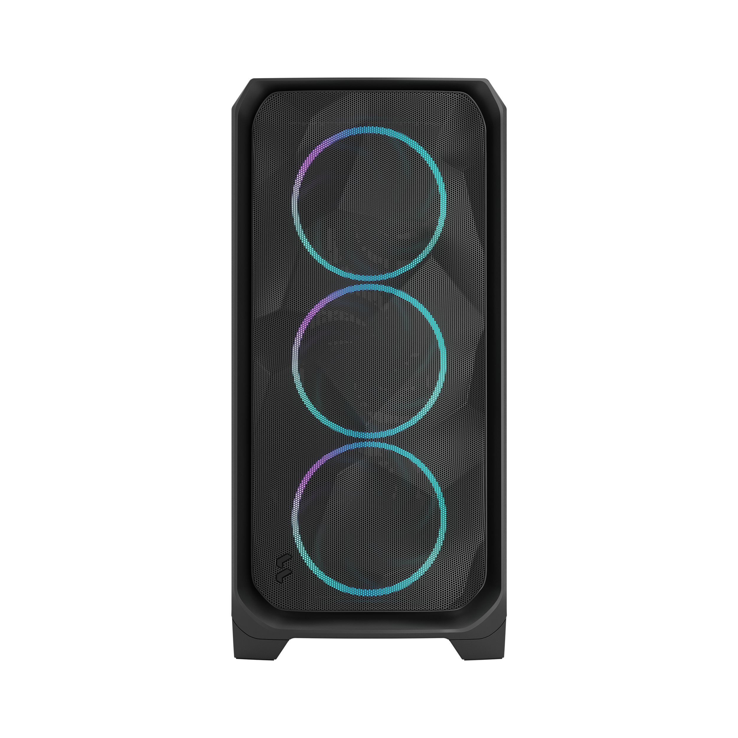 A large main feature product image of Fractal Design Meshify 3 XL RGB TG Full Tower Case (Black)