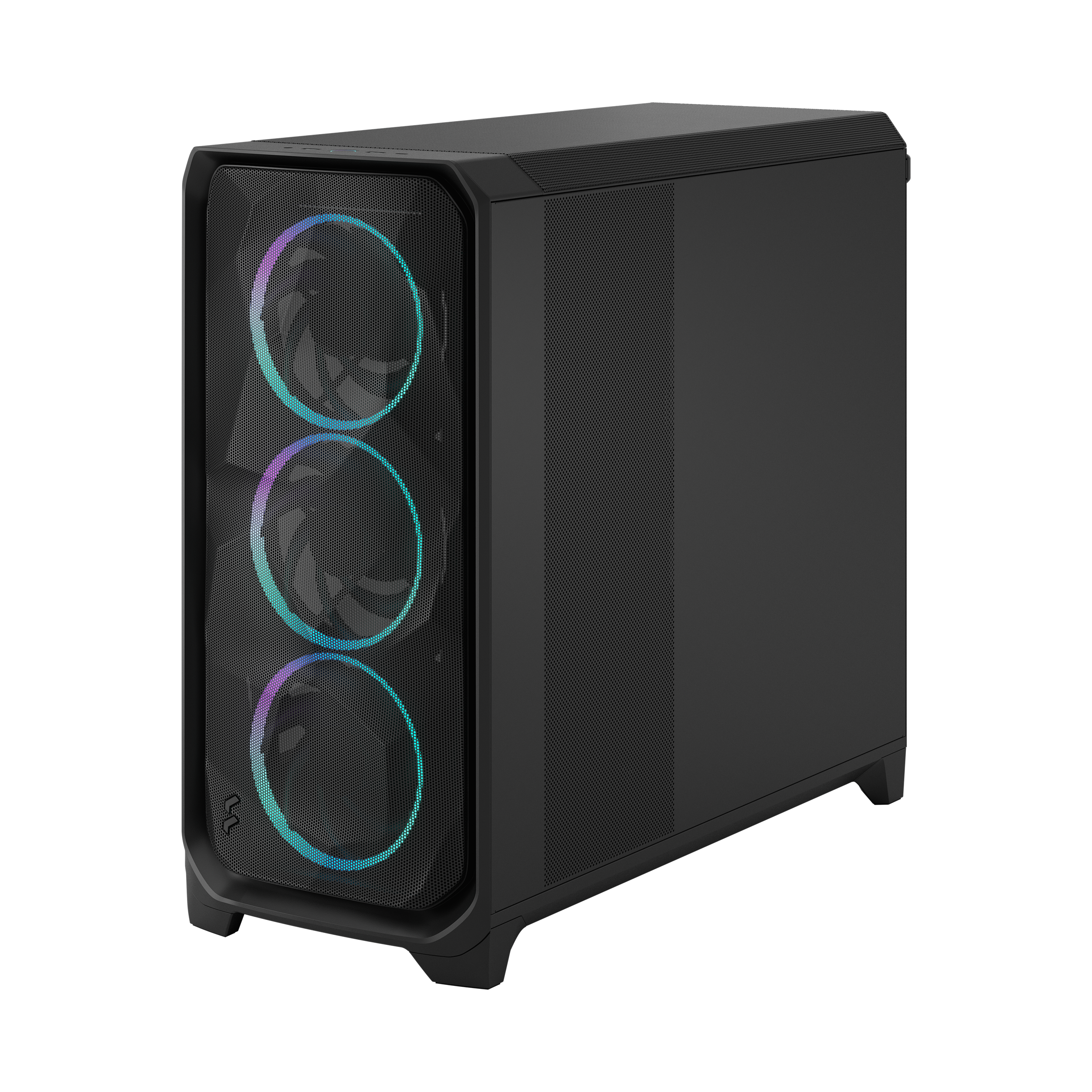 A large main feature product image of Fractal Design Meshify 3 XL RGB TG Full Tower Case (Black)