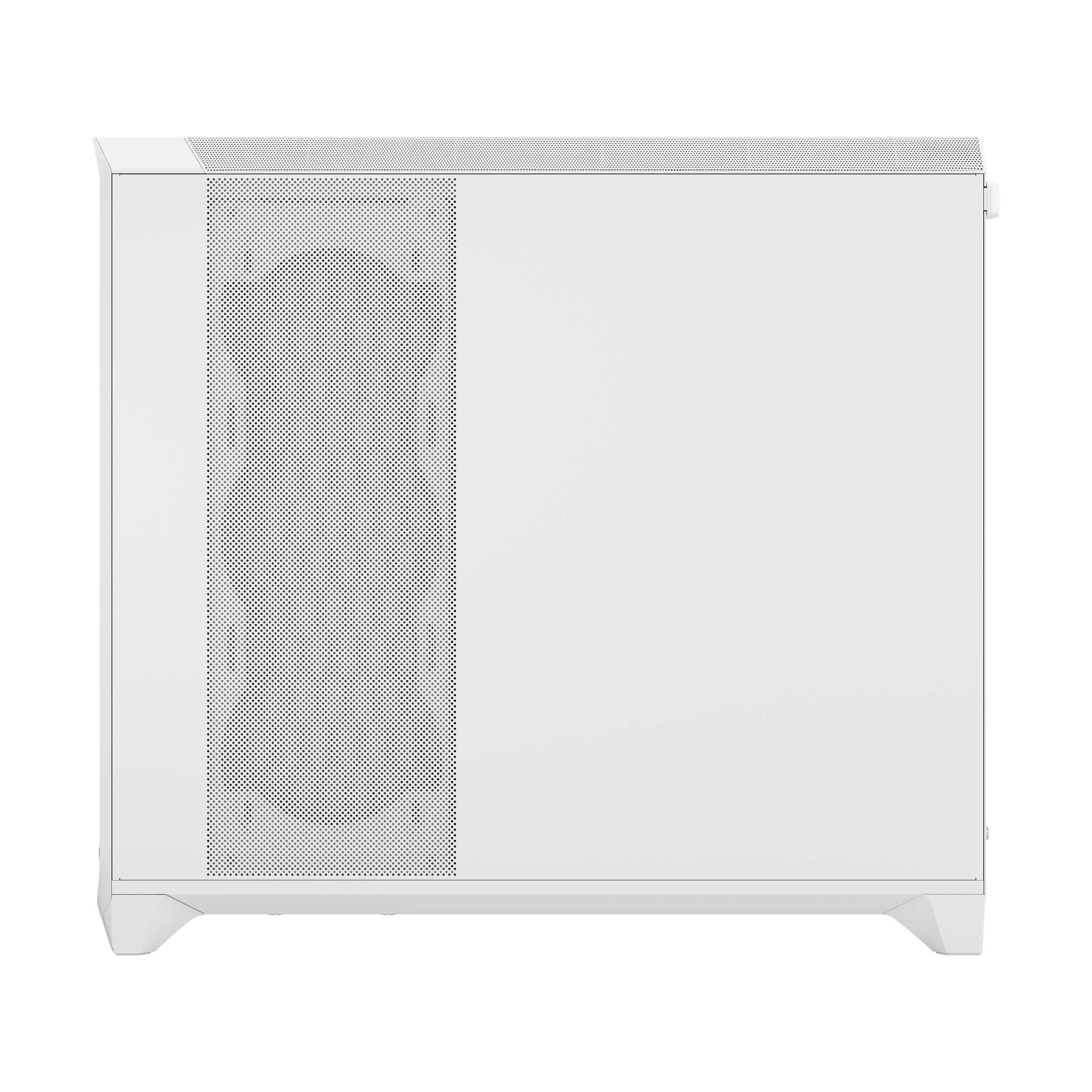 A large main feature product image of Fractal Design Meshify 3 XL RGB TG Full Tower Case (White)