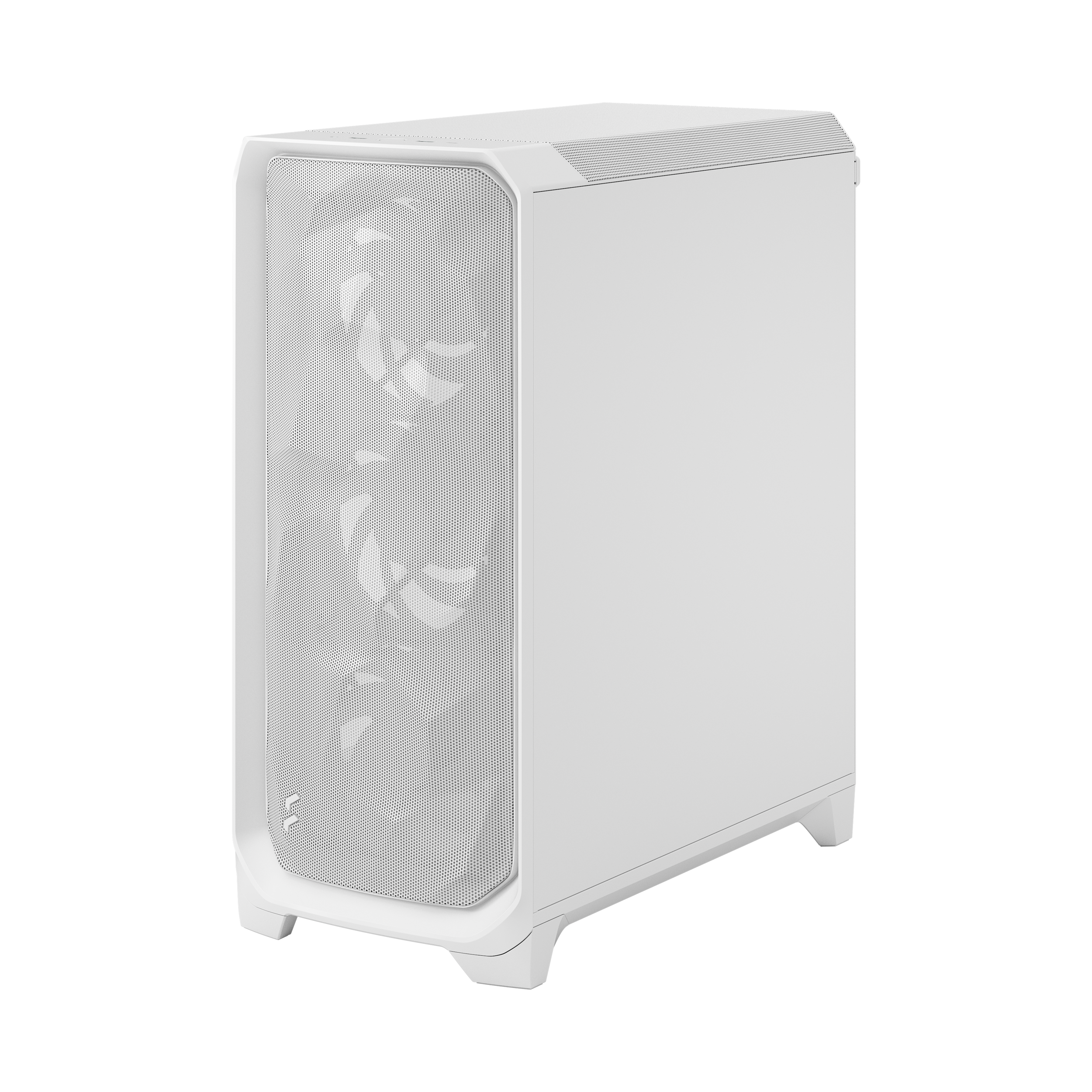 A large main feature product image of Fractal Design Meshify 3 TG Mid Tower Case (White)