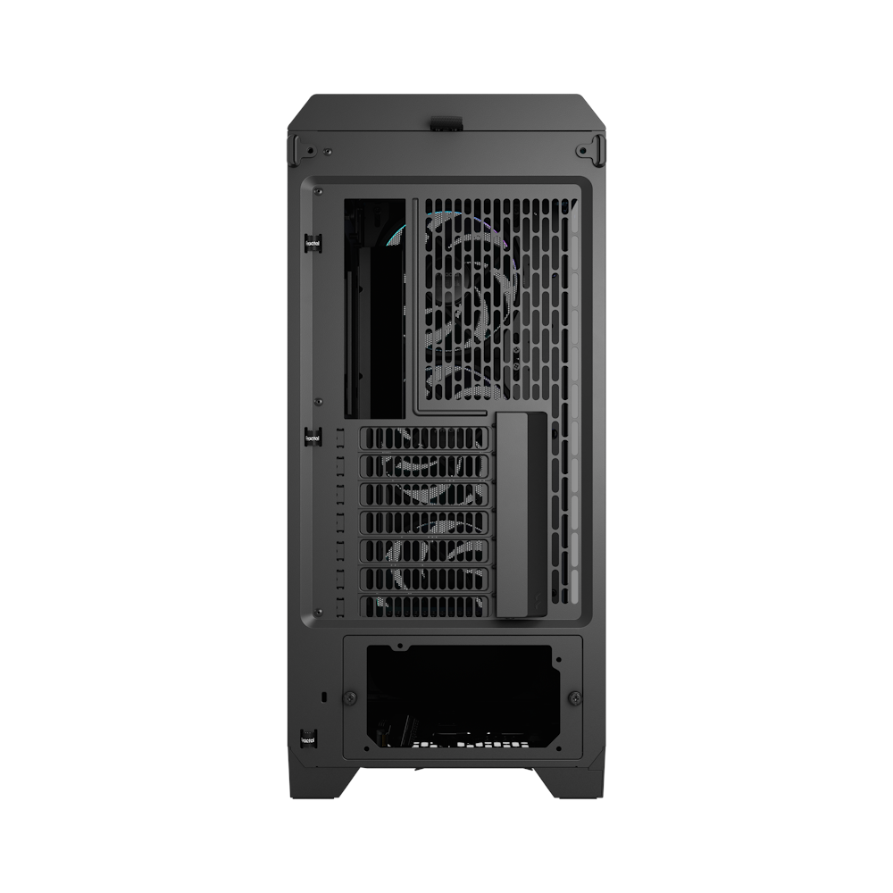 A large main feature product image of Fractal Design Meshify 3 Ambience Pro RGB TG Mid Tower Case (Black)