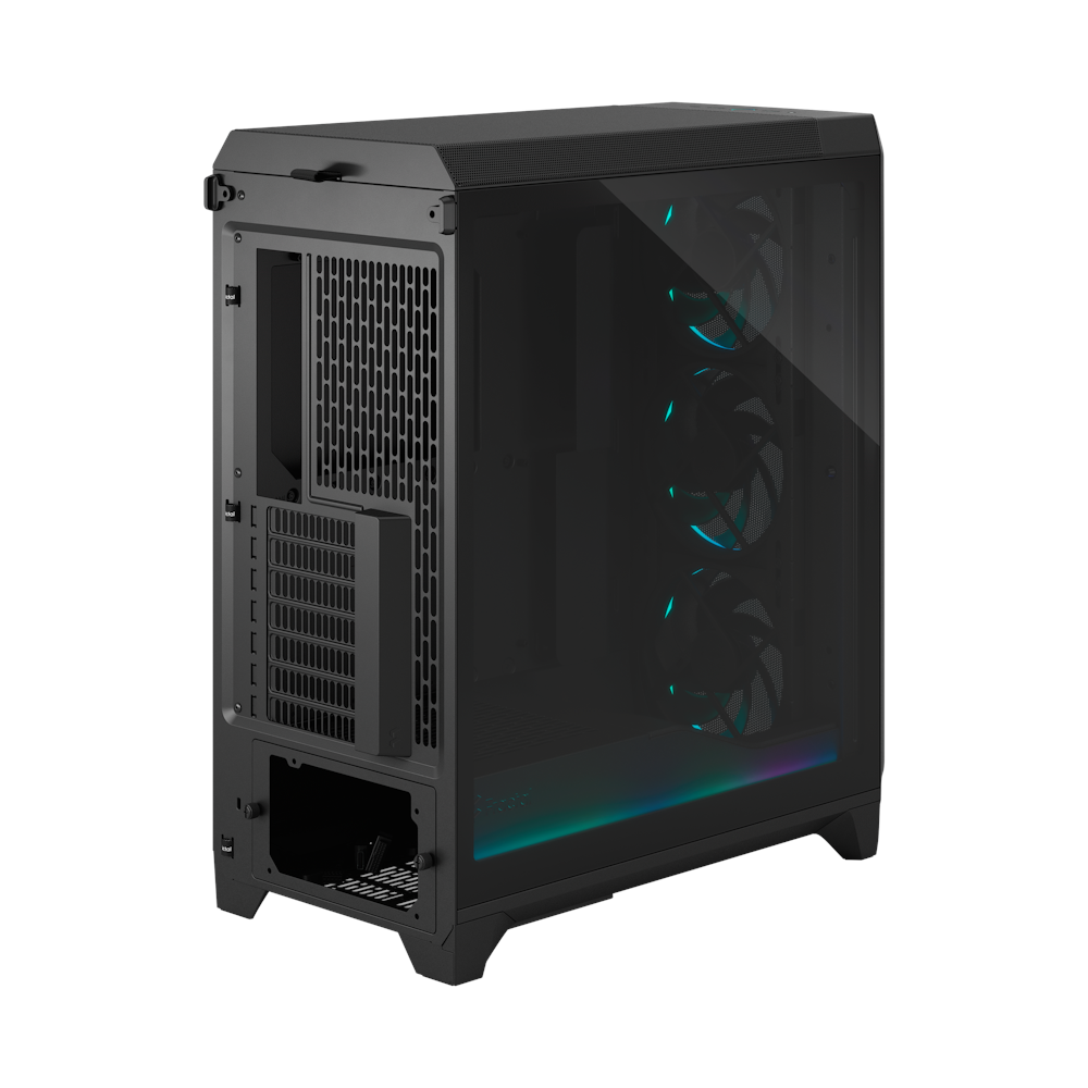 A large main feature product image of Fractal Design Meshify 3 Ambience Pro RGB TG Mid Tower Case (Black)