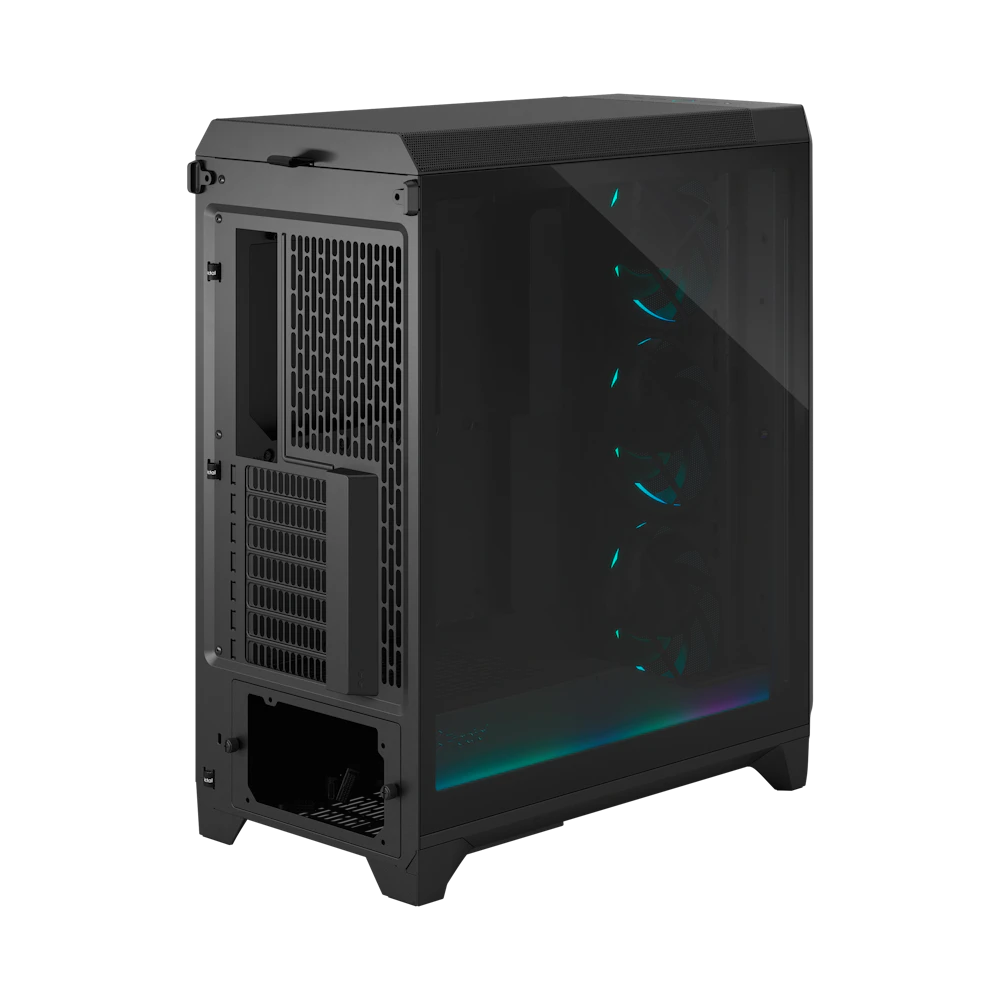 A large main feature product image of Fractal Design Meshify 3 Ambience Pro RGB TG Mid Tower Case (Black)