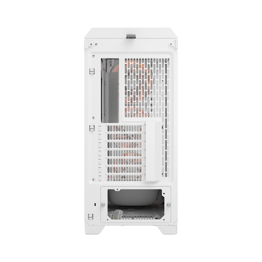 A large main feature product image of Fractal Design Meshify 3 RGB TG Mid Tower Case (White)