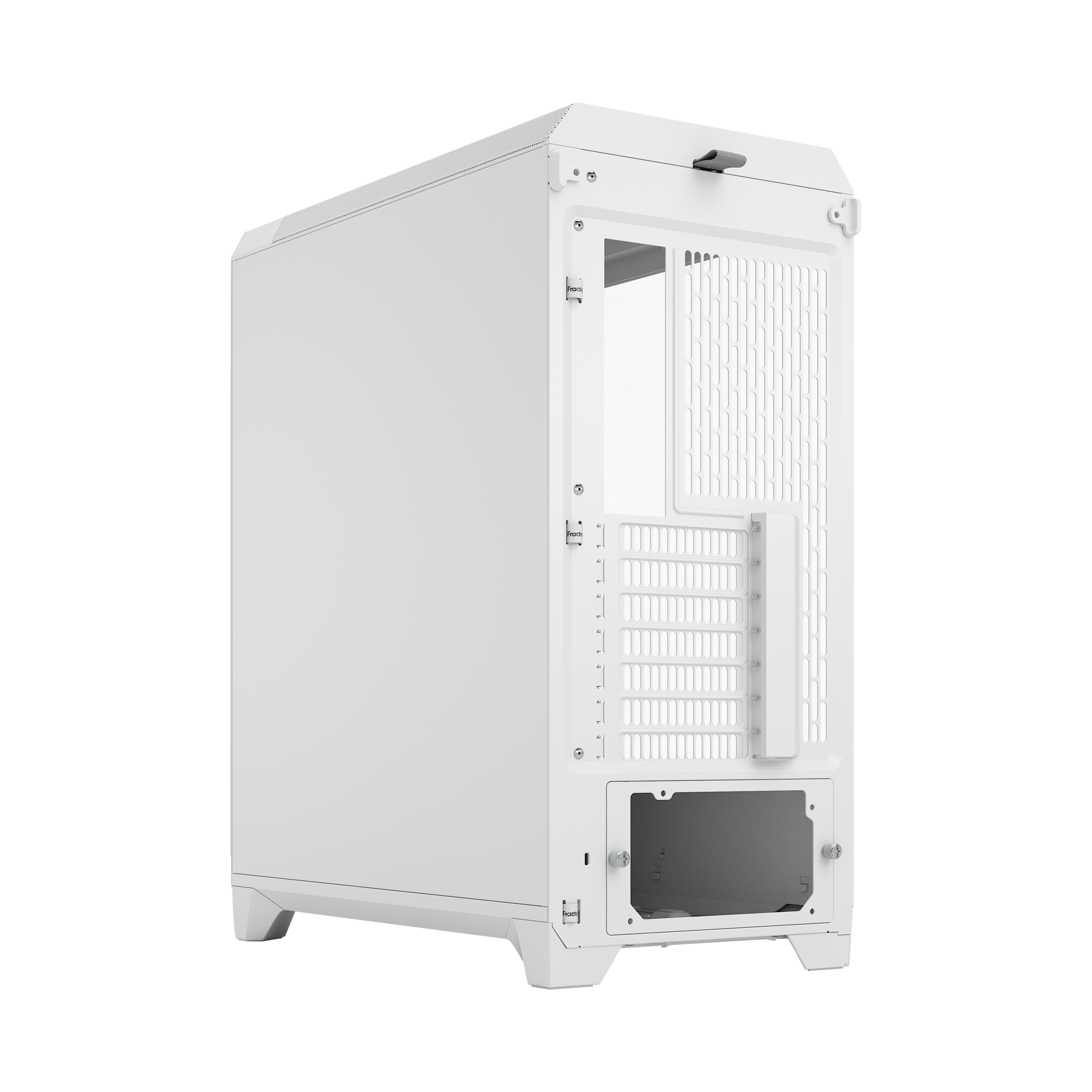 A large main feature product image of Fractal Design Meshify 3 RGB TG Mid Tower Case (White)
